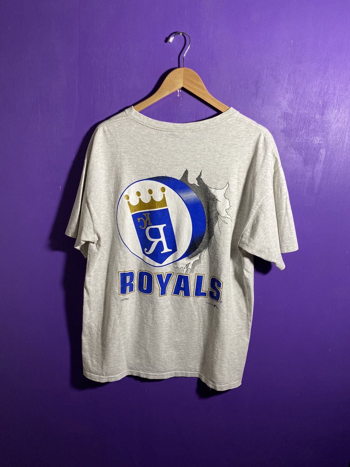 MLB × Nutmeg × Vintage Vintage 90s Kansas City Royals breakthrough t-shirt Size US XL / EU 56 / 4 - 2 Thumbnail