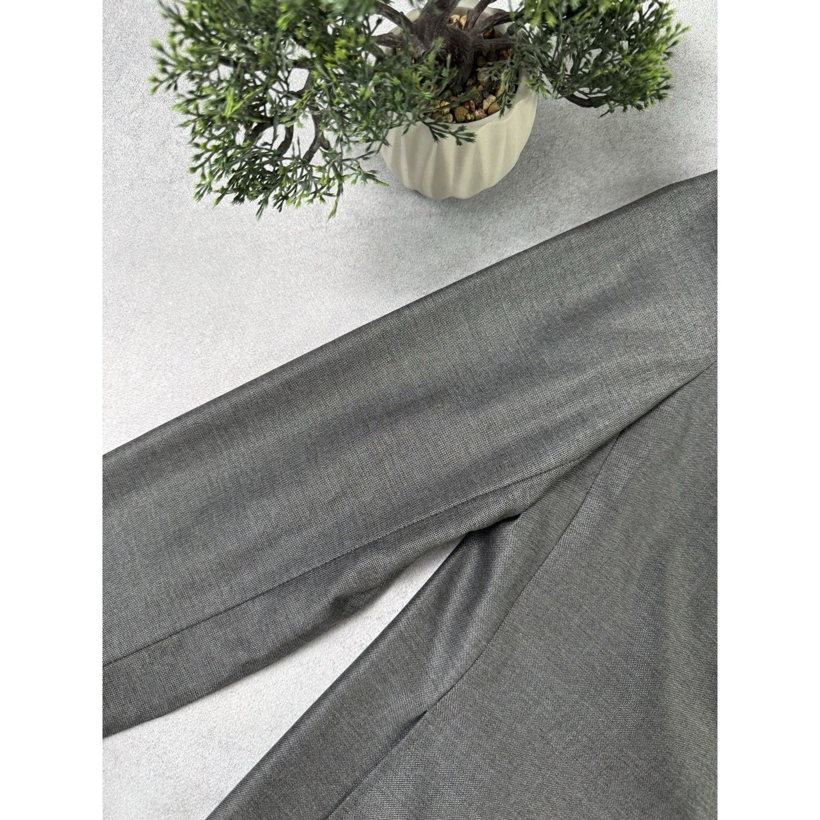 Max Mara Max Mara Women Blazer Jacket Grey IT 42; US 8 Wool/Silk Size M / US 6-8 / IT 42-44 - 5 Thumbnail