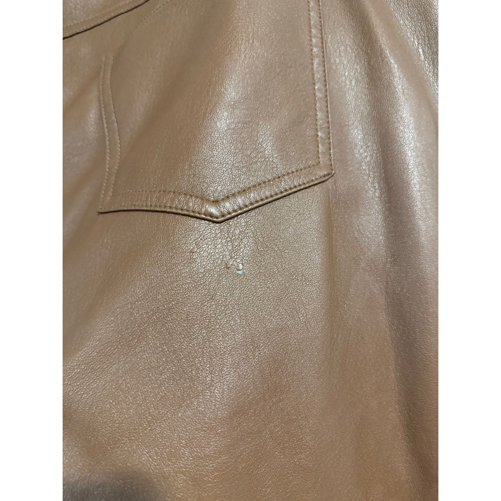 Other Arula vegan brown leather pants sz 16 Size 34" / US 12 / IT 48 - 7 Thumbnail