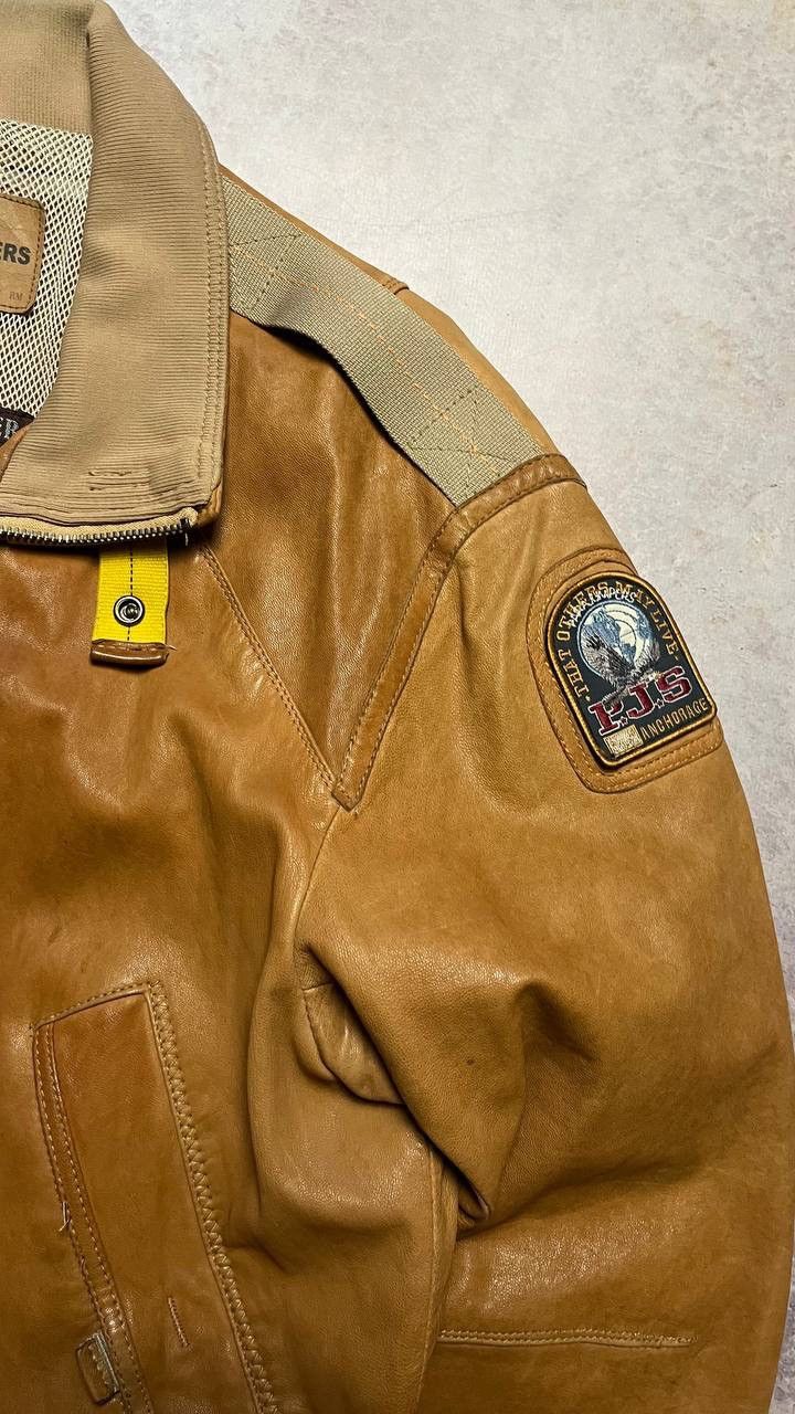 Parajumpers Parajumpers Leather Jacket Designer Premium Italian Aviator Size US XL / EU 56 / 4 - 4 Thumbnail