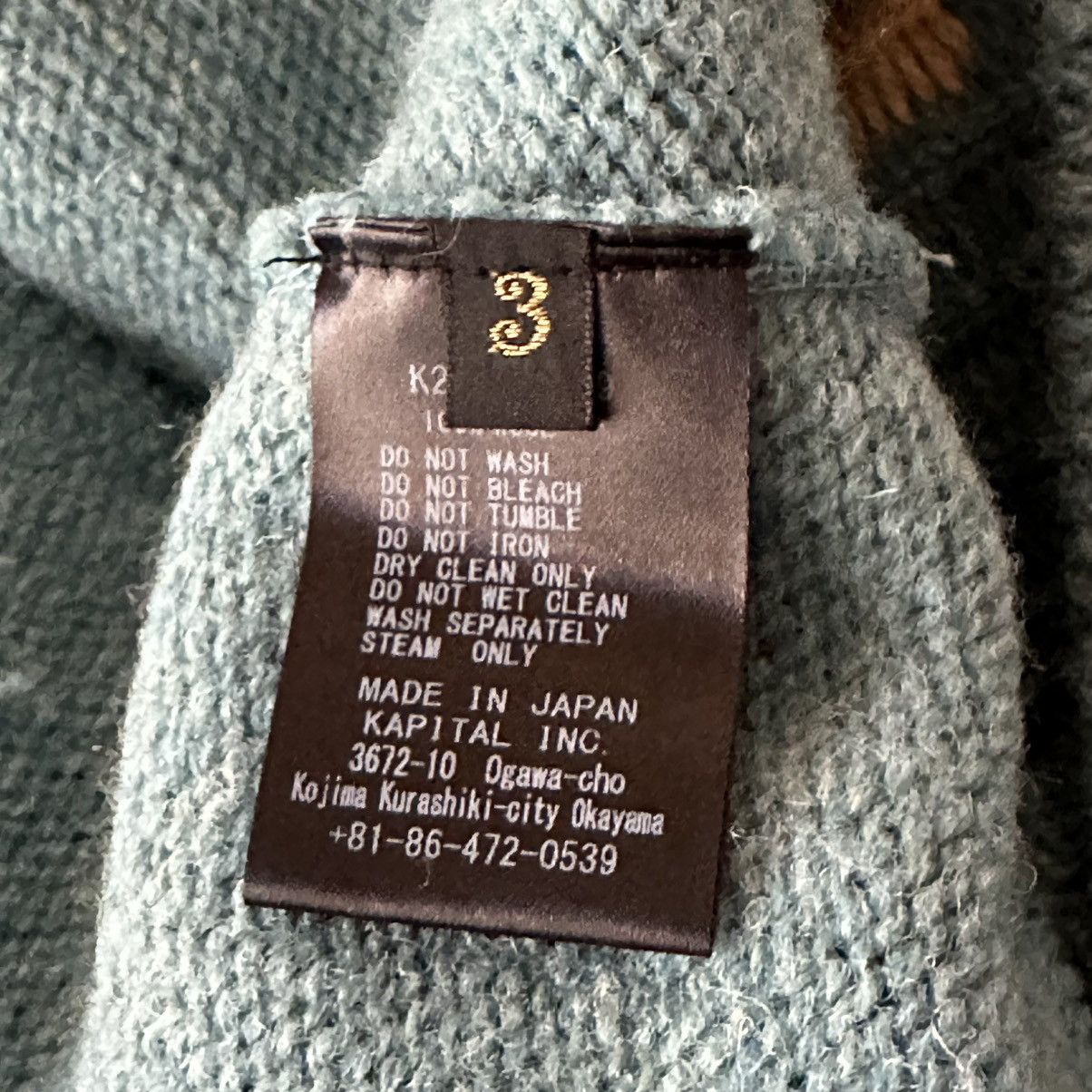 Kapital Kapital 5G Wool BONE Hooded Sweater Size US L / EU 52-54 / 3 - 4 Thumbnail