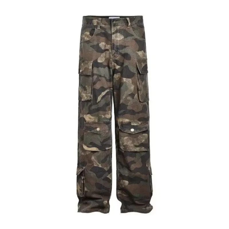 Japanese Brand × Jean Retro camouflage loose pocket jeans Size US 32 / EU 48 - 6 Thumbnail