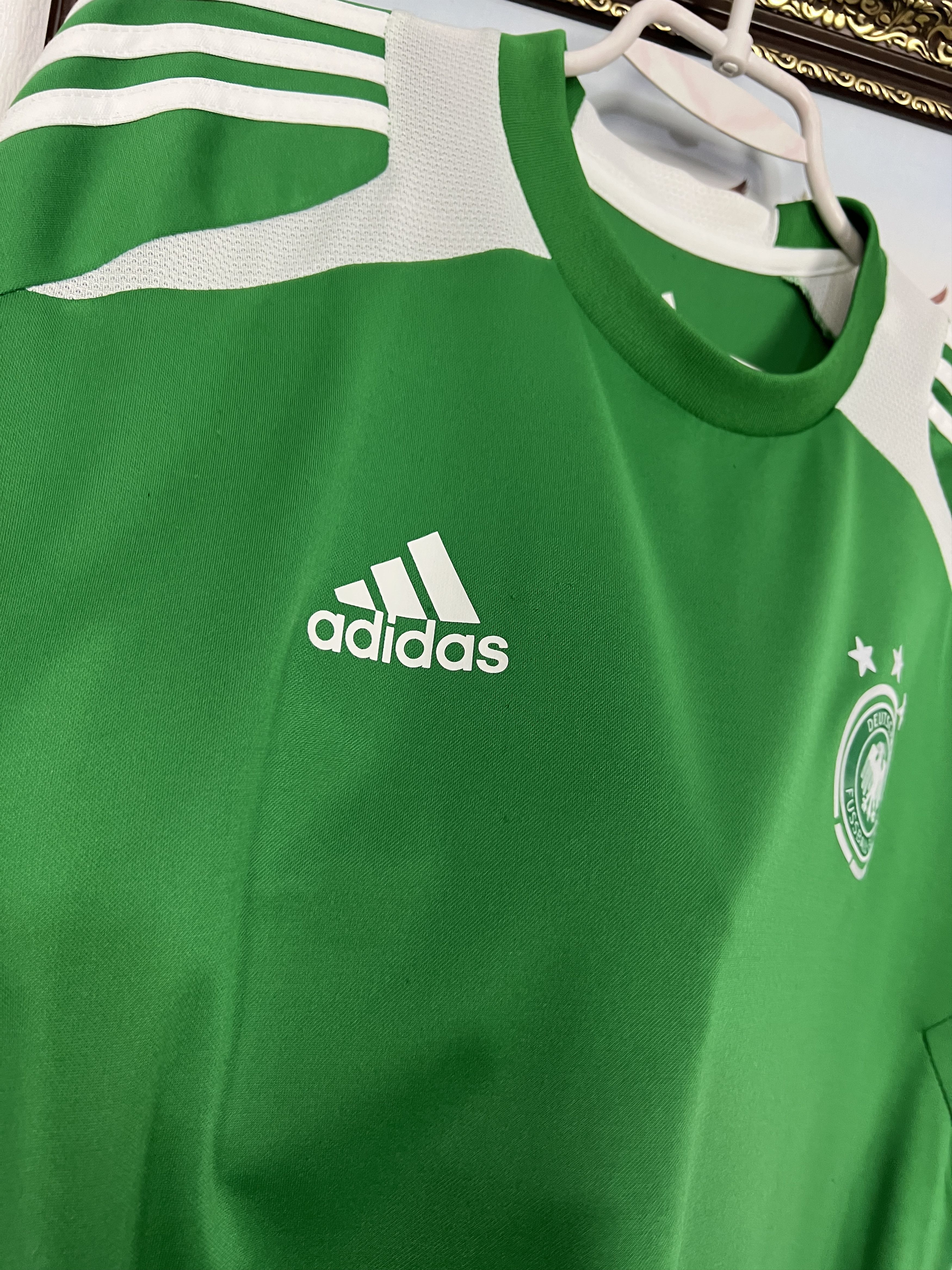 Adidas Germany Football Shirt Player Issue Soccer Jersey Trikot Size US L / EU 52-54 / 3 - 5 Thumbnail