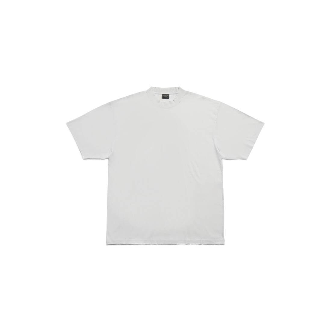 Balenciaga o1srvl11e0425 T-Shirt Medium Fit in White Size L / US 10 / IT 46 - 1 Thumbnail