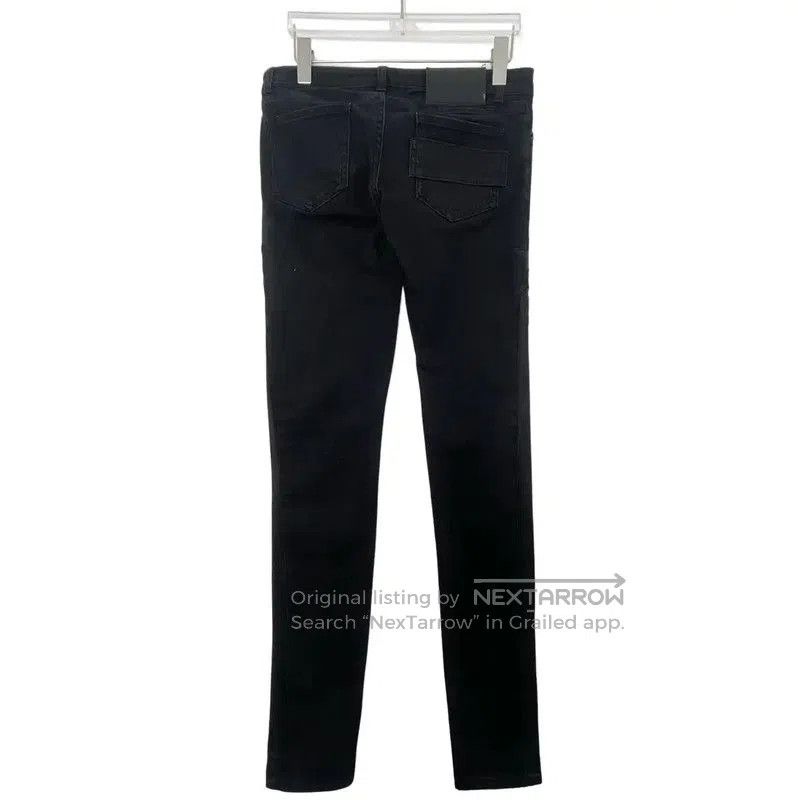 Givenchy Givenchy Black Embroidered High-Waist Denim Pants . Size 22" - 2 Thumbnail