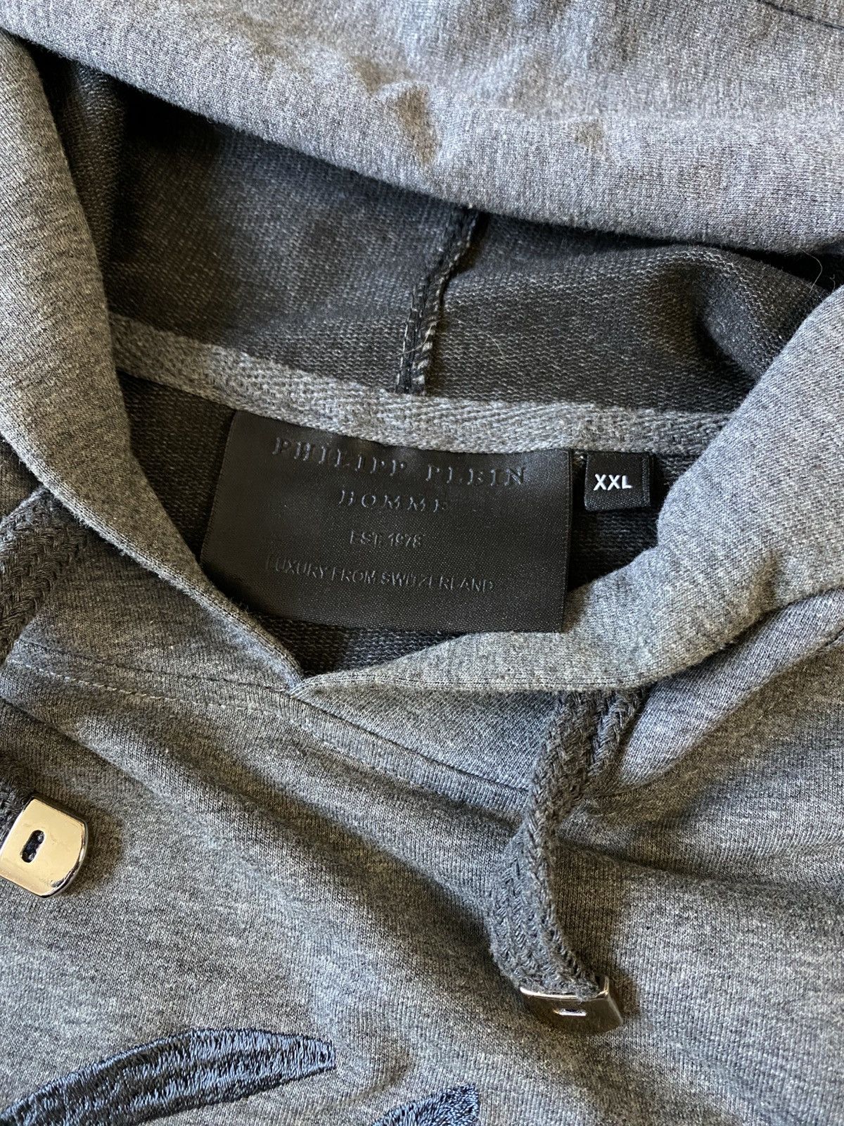 Philipp Plein Philipp Plein Shark Bite Me Cotton Hoodie Size US XL / EU 56 / 4 - 3 Thumbnail