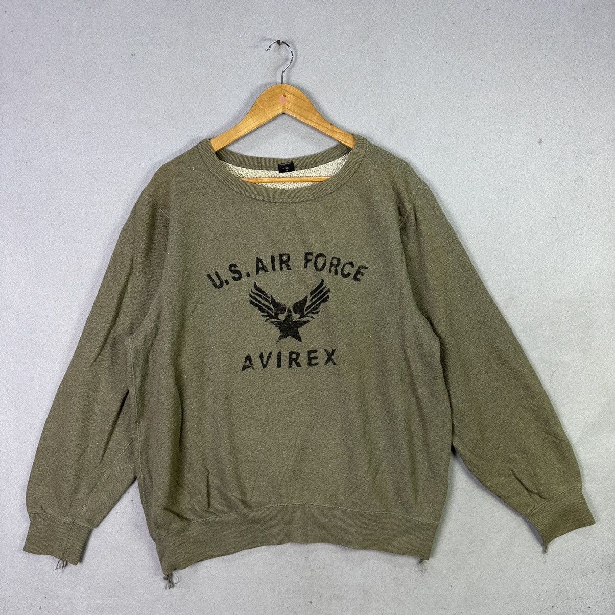 Avirex Vintage Avirex Air Force Sweatshirt Military Flight Deck Size US XL / EU 56 / 4 - 1 Thumbnail