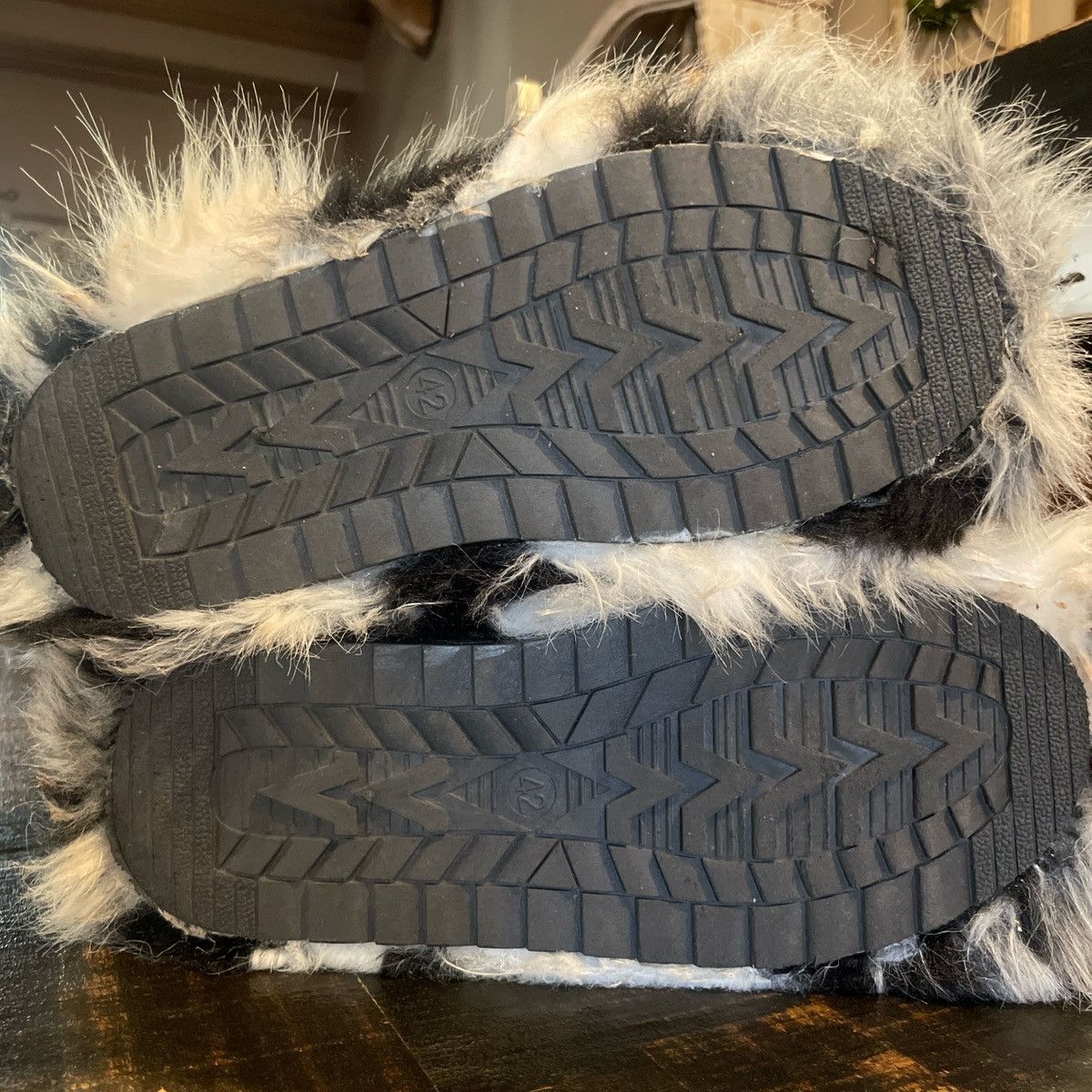Other Womens black and white faux fur fury winter boots Size US 10 / IT 40 - 4 Thumbnail