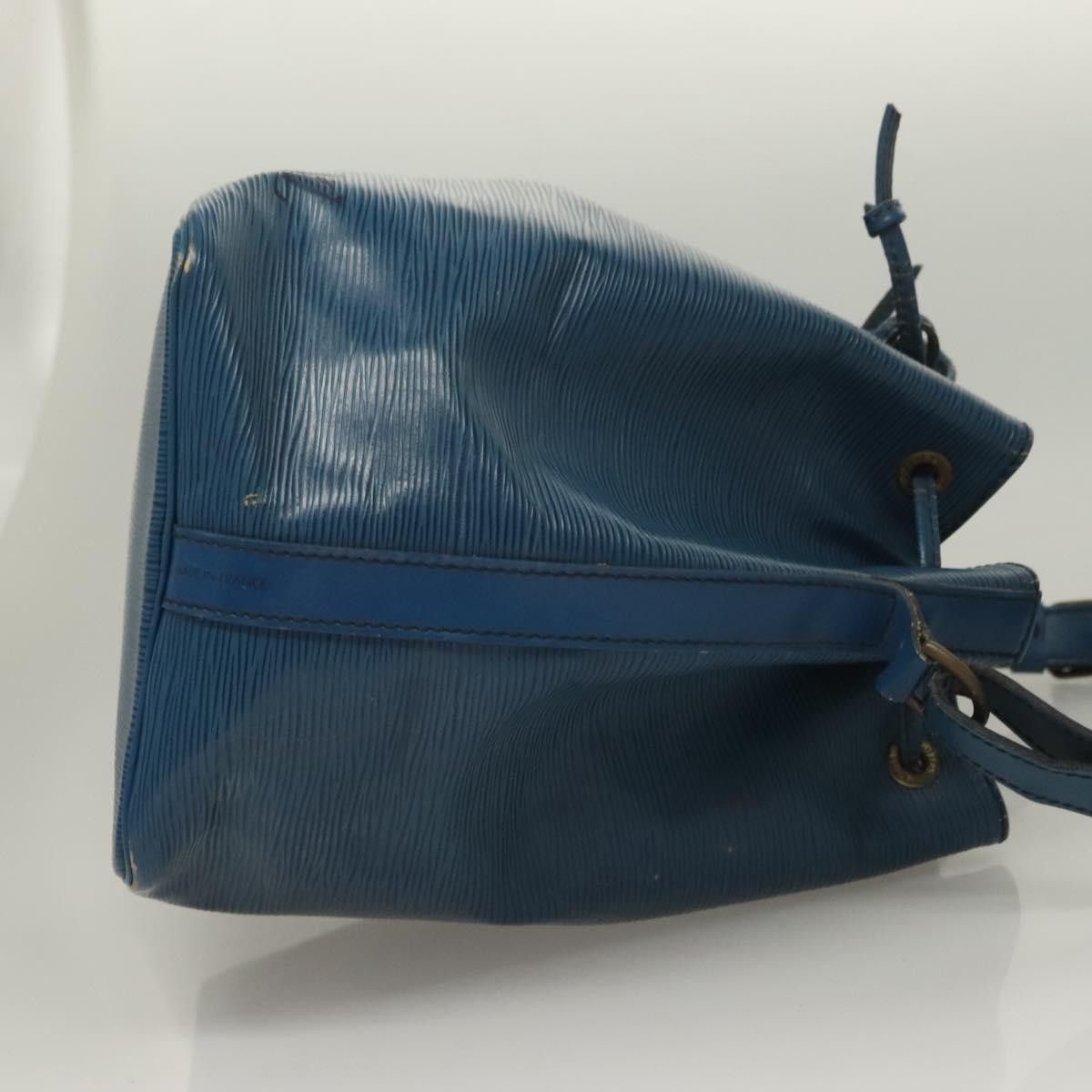 Louis Vuitton LOUIS VUITTON Epi Petit Noe Shoulder Bag Blue M44105 Size ONE SIZE - 4 Thumbnail