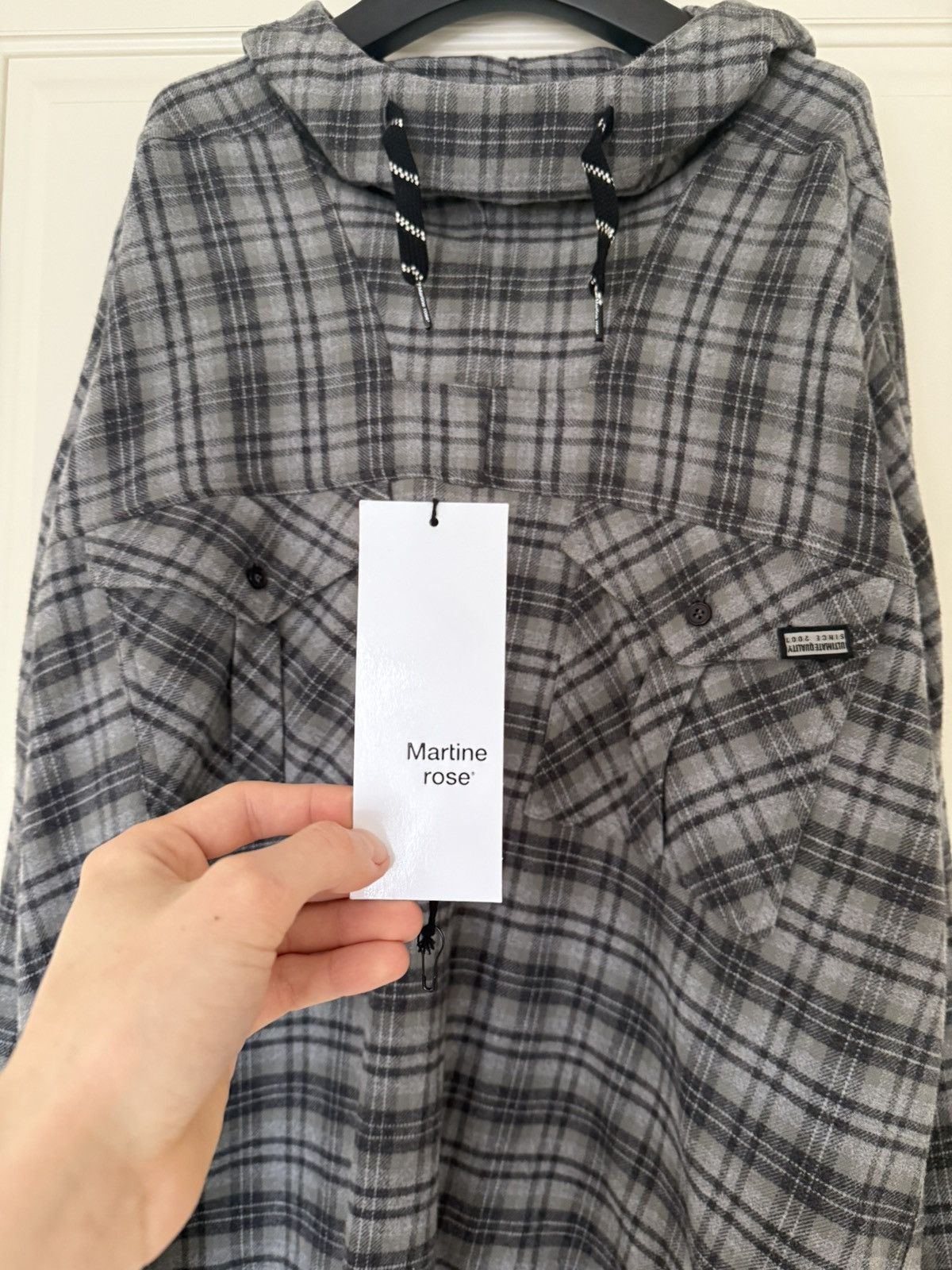 Martine Rose Martine Rose check-pattern hoodie Size US M / EU 48-50 / 2 - 5 Thumbnail