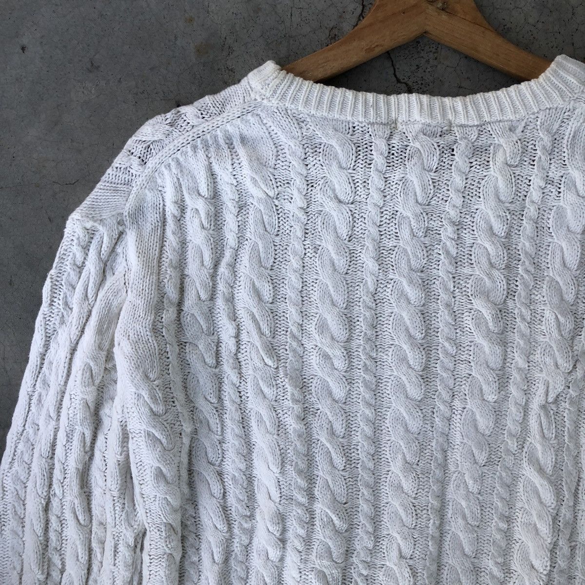 Aran Isles Knitwear × Japanese Brand 🔴Japanese GU Pureknit Pullover/Jumper Sweater Size US M / EU 48-50 / 2 - 9 Thumbnail