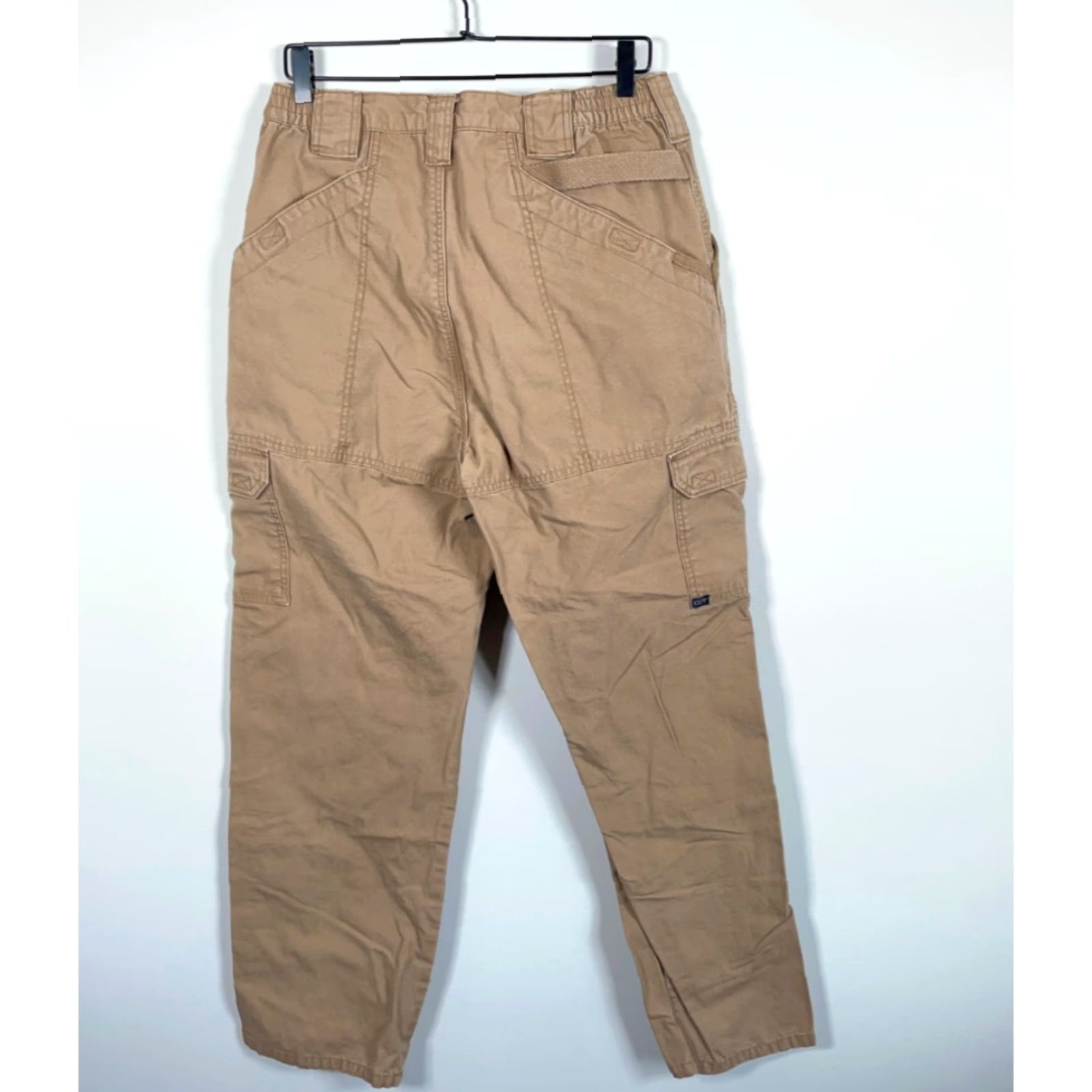 Vintage 5.11 Tactical Canvas Cargo Pants Men 34 x 32 Brown 74251 Work Casual Pockets Elastic Waist Straight Inseam 30 Old Size US 30 / EU 46 - 2 Thumbnail