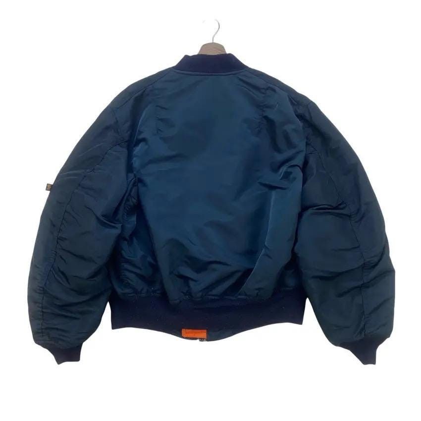 Alpha Industries Vintage Alpha Industries MA-1 Flight Bomber Jacket Size US XL / EU 56 / 4 - 2 Thumbnail