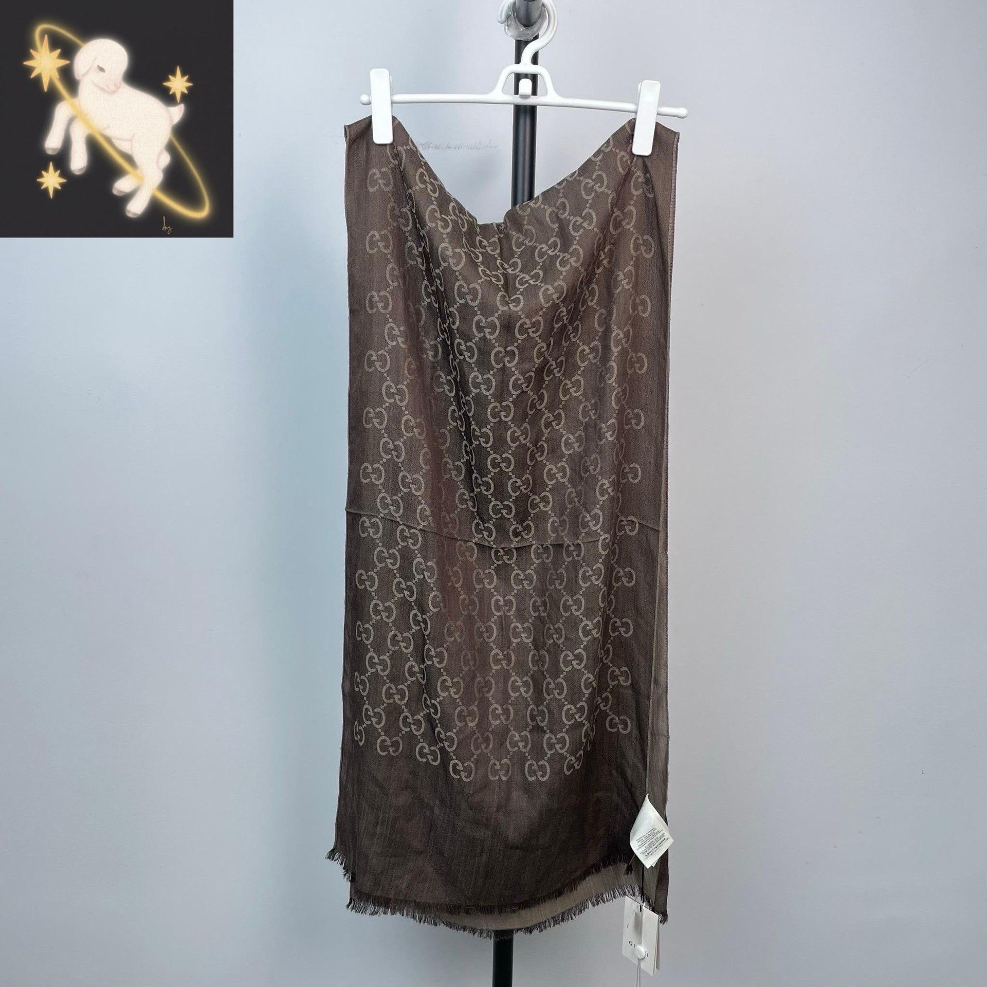 Gucci Gucci Printed Gray Skirt XS Women Size 24" / US 00 / IT 34 - 1 Thumbnail