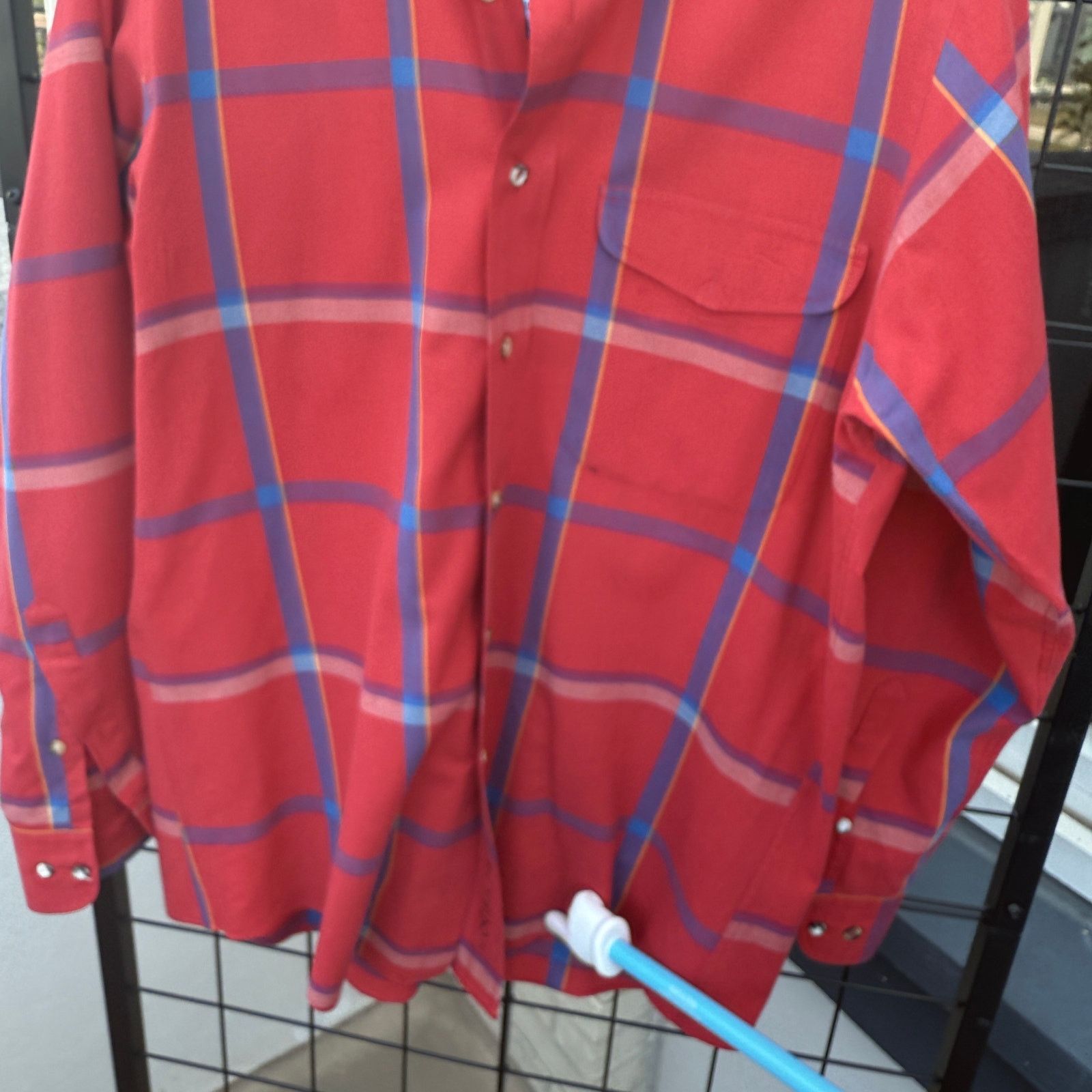 Izod Vintage IZOD VINTAGE MENS BUTTON DOWN COTTON PLAID medium Size US M / EU 48-50 / 2 - 5 Thumbnail
