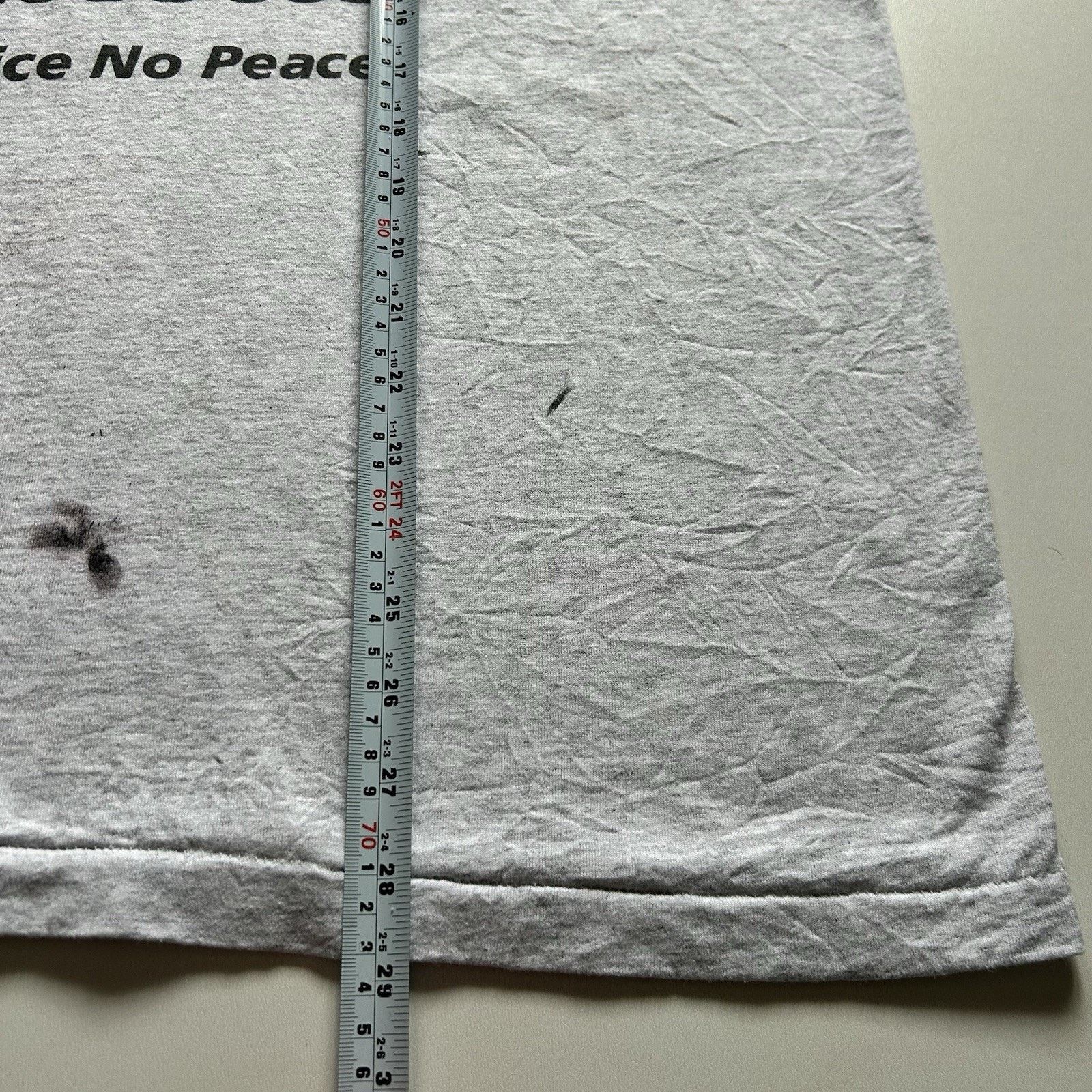 Hanes Vintage I Cant Breathe T Shirt XL Hanes No Justice No Peace Size US XL / EU 56 / 4 - 8 Thumbnail