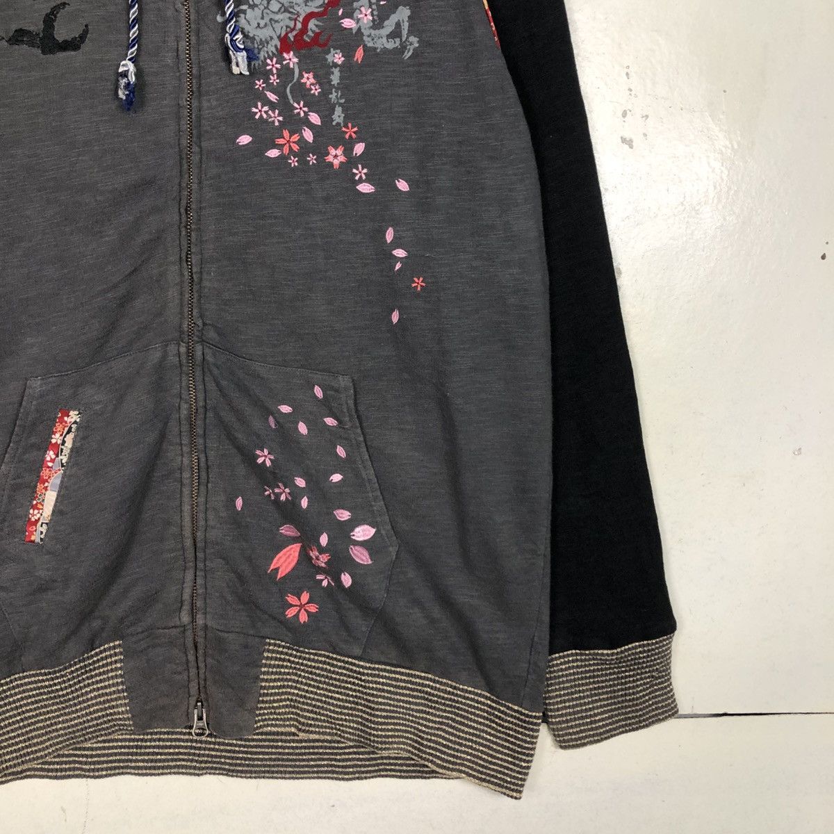 Japanese Brand 📌Vintage Zipper Hoodie Jacket Sukajan Design Full Print Size US M / EU 48-50 / 2 - 7 Thumbnail