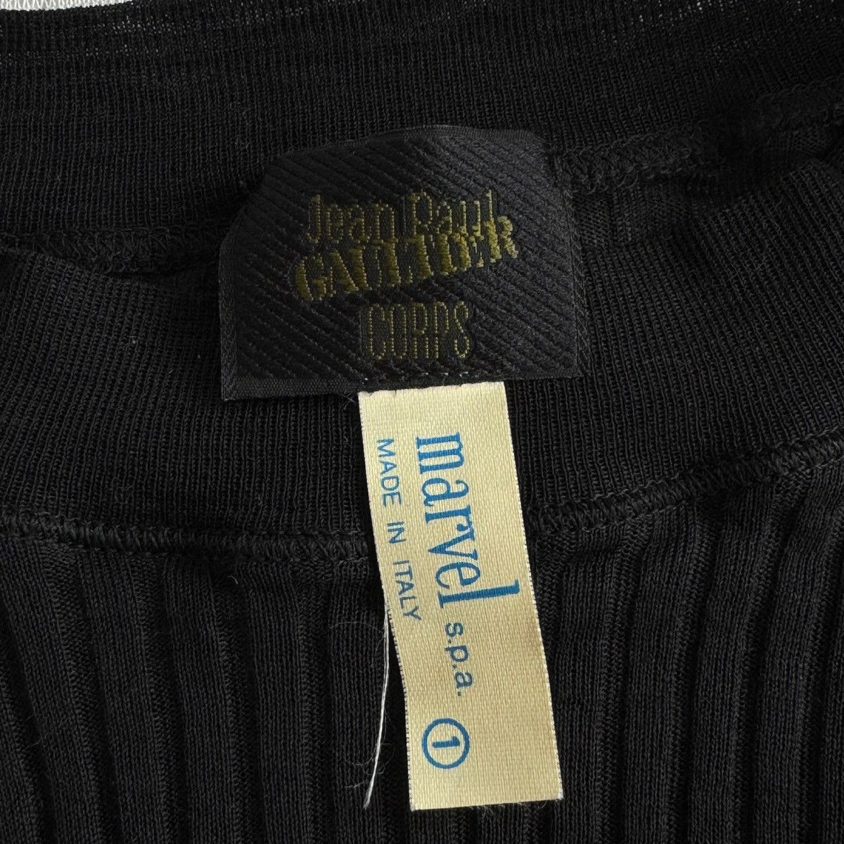 Jean Paul Gaultier Jean Paul Gaultier 80s Corset Waist Ribbed Top Size S / US 4 / IT 40 - 3 Thumbnail
