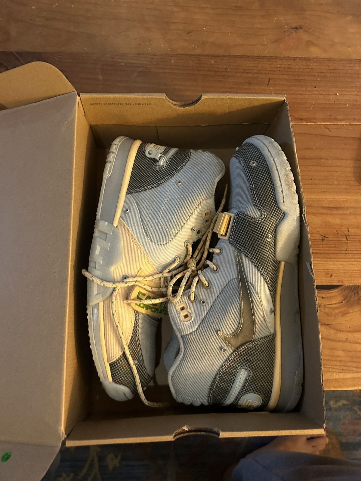 Nike × Travis Scott Cactus Jack X Nike Air Trainer 1 Size US 12 / EU 45 - 6 Thumbnail