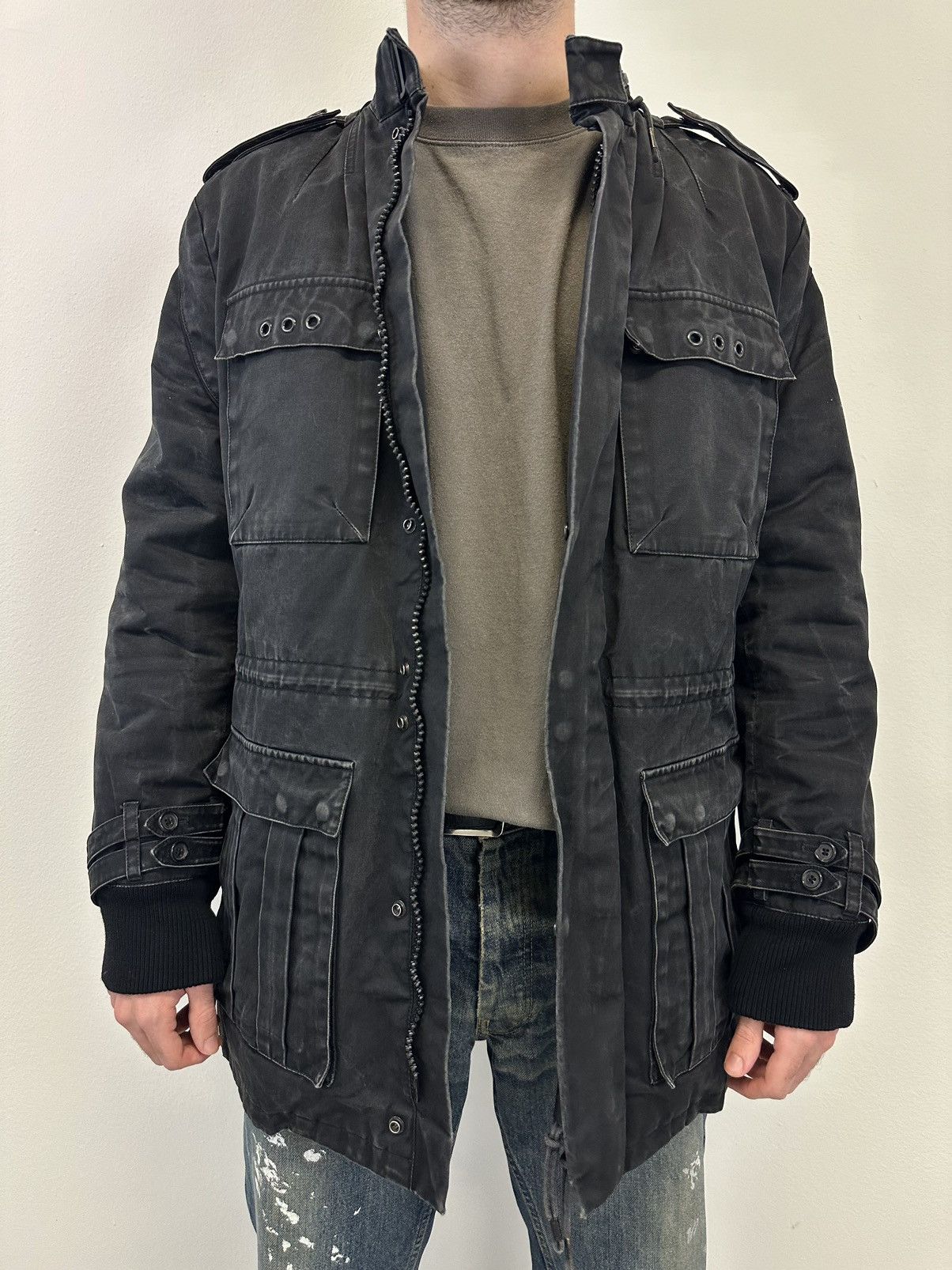 Dior × Hedi Slimane AW03 Dior Homme Military M65 Field Jacket Parka Size 52 Size US L / EU 52-54 / 3 - 5 Thumbnail