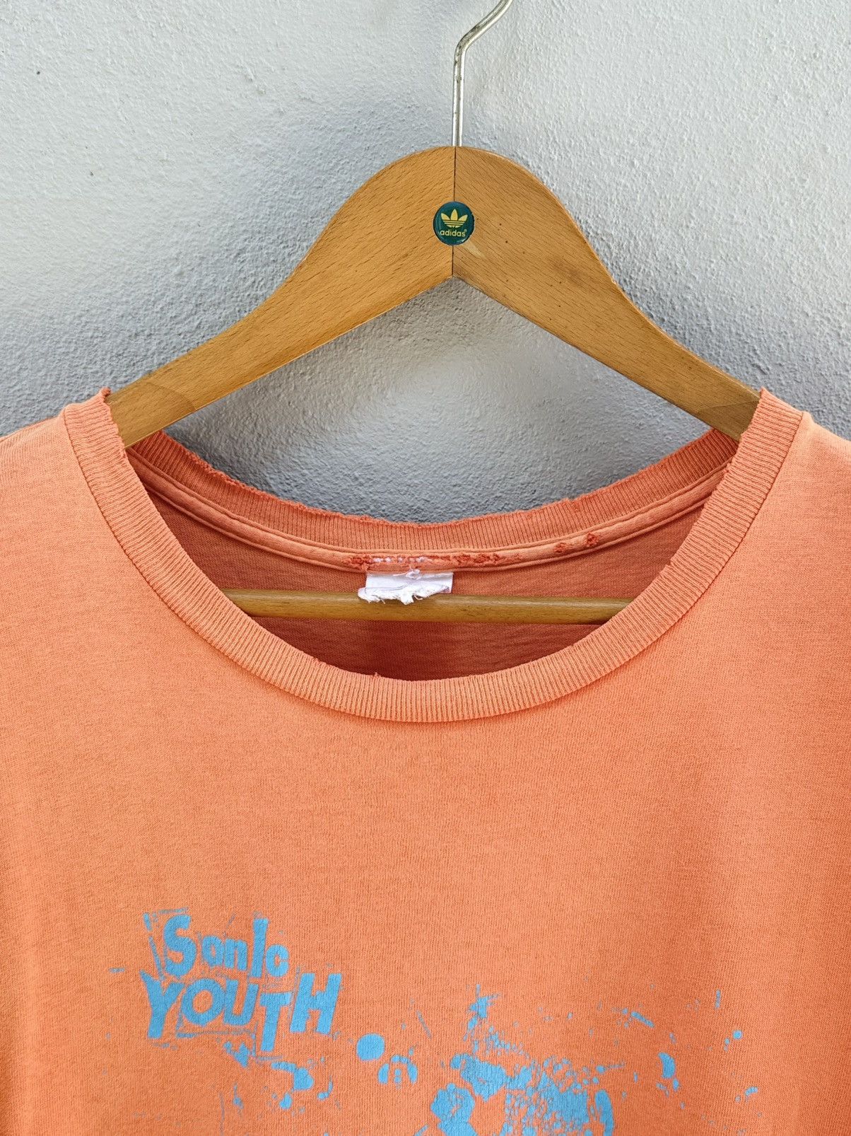 Band Tees Thrashed Vintage Sonic Youth Distressed Grunge Sun Faded Tee Size US L / EU 52-54 / 3 - 5 Thumbnail