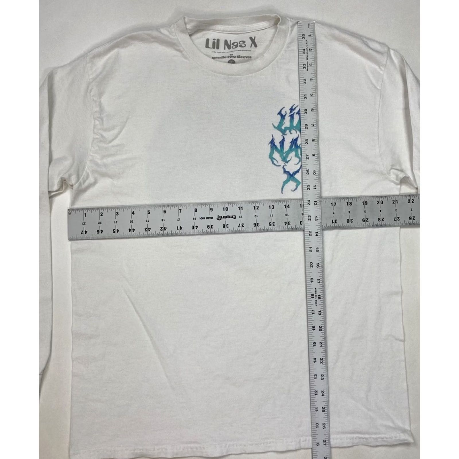 Vintage Lil Nas X Graphic T-shirt Men Large White Long Sleeve Music Shirt Size US L / EU 52-54 / 3 - 6 Thumbnail