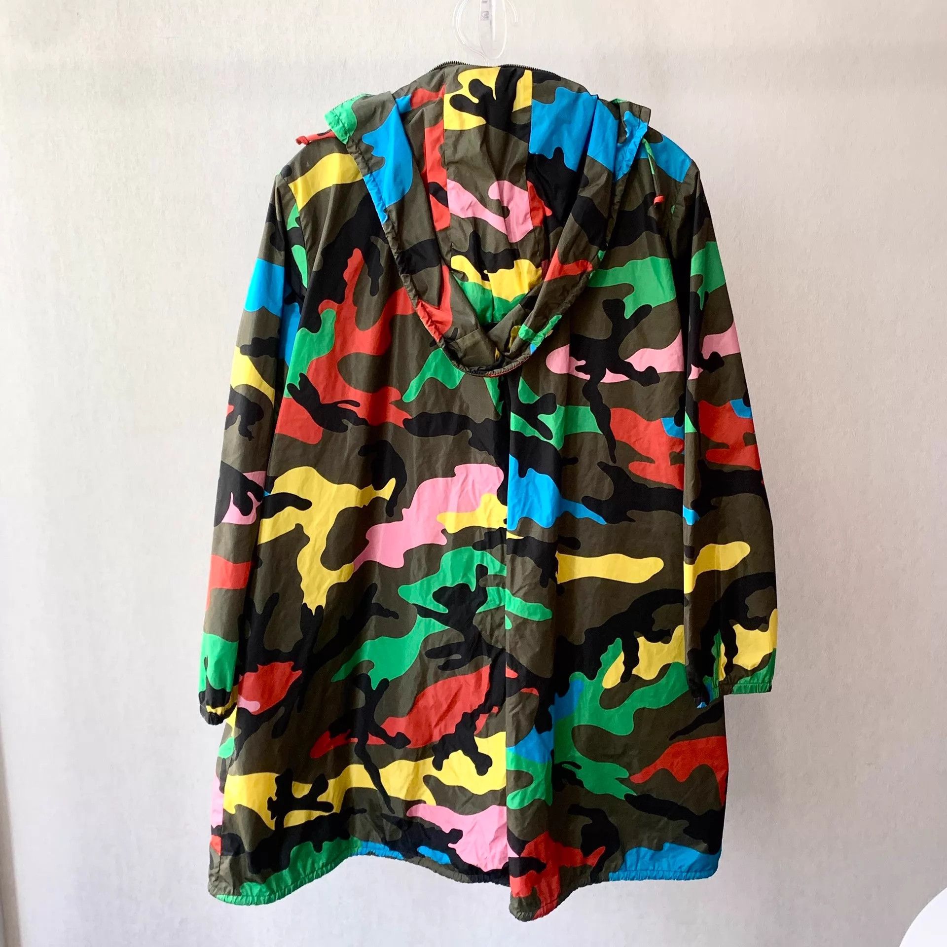 Valentino Valentino Multicolor Camo Hooded Jacket 36 Size XS / US 0-2 / IT 36-38 - 2 Thumbnail