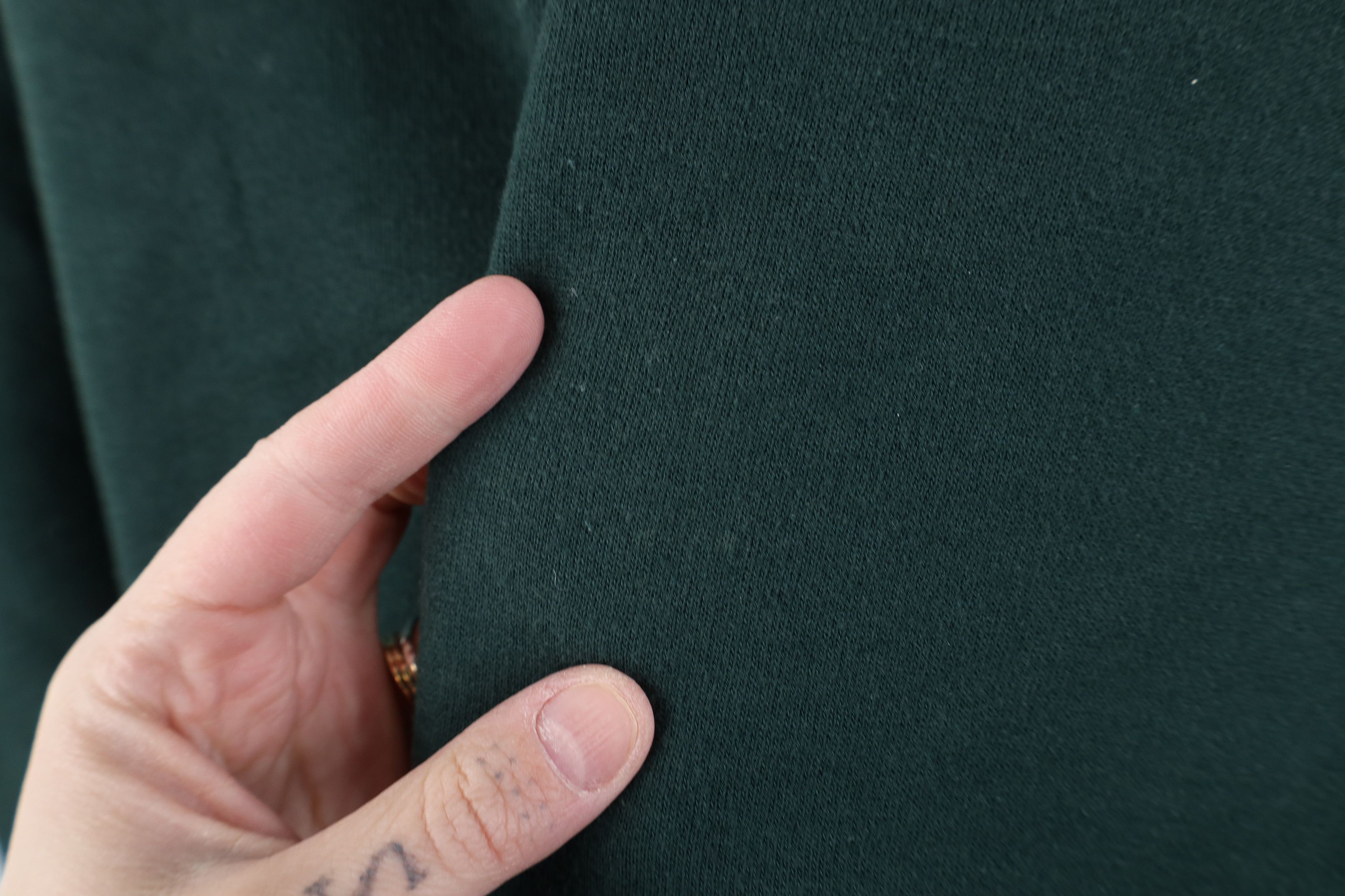 Vintage Vintage 90s Streetwear Collared Pullover Sweatshirt Green Size US XL / EU 56 / 4 - 6 Thumbnail