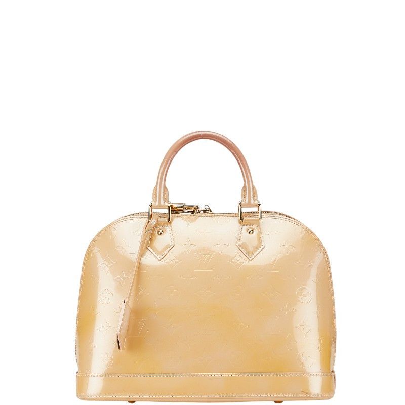 Louis Vuitton Louis Vuitton Alma PM Monogram Vernis Handbag Enamel Handbag M91751 DUTY FREE for USA