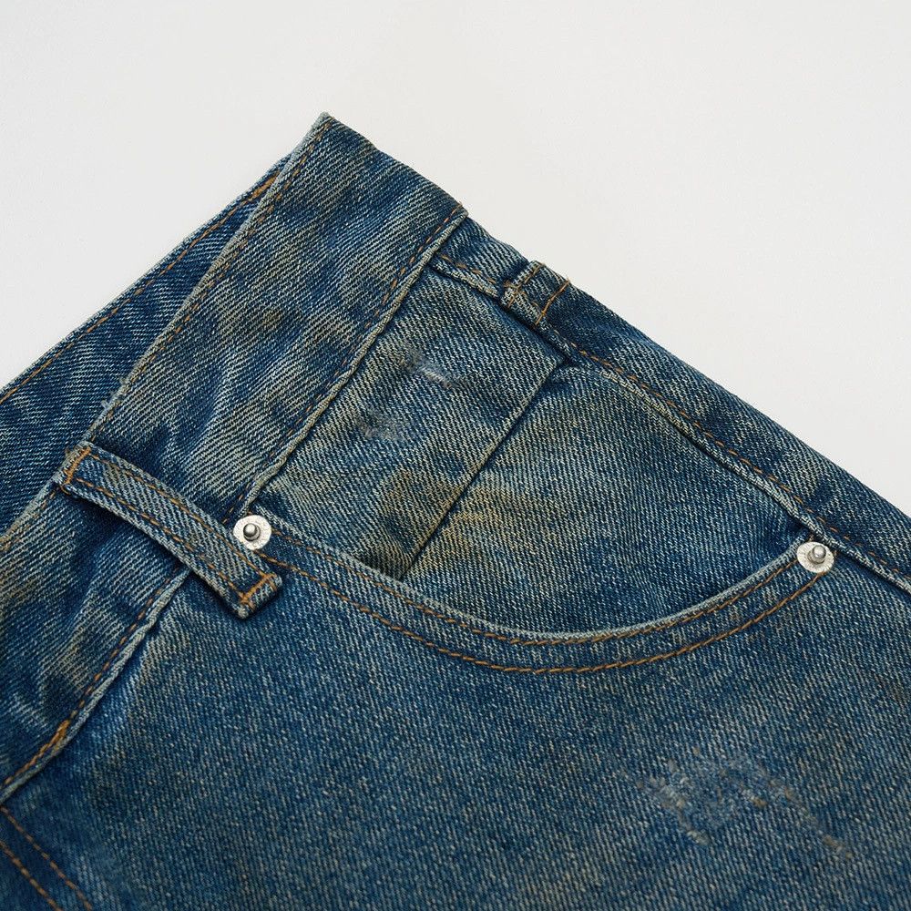 Vintage Men's punk wide-leg casual washed dirty loose jeans Size US 32 / EU 48 - 4 Thumbnail