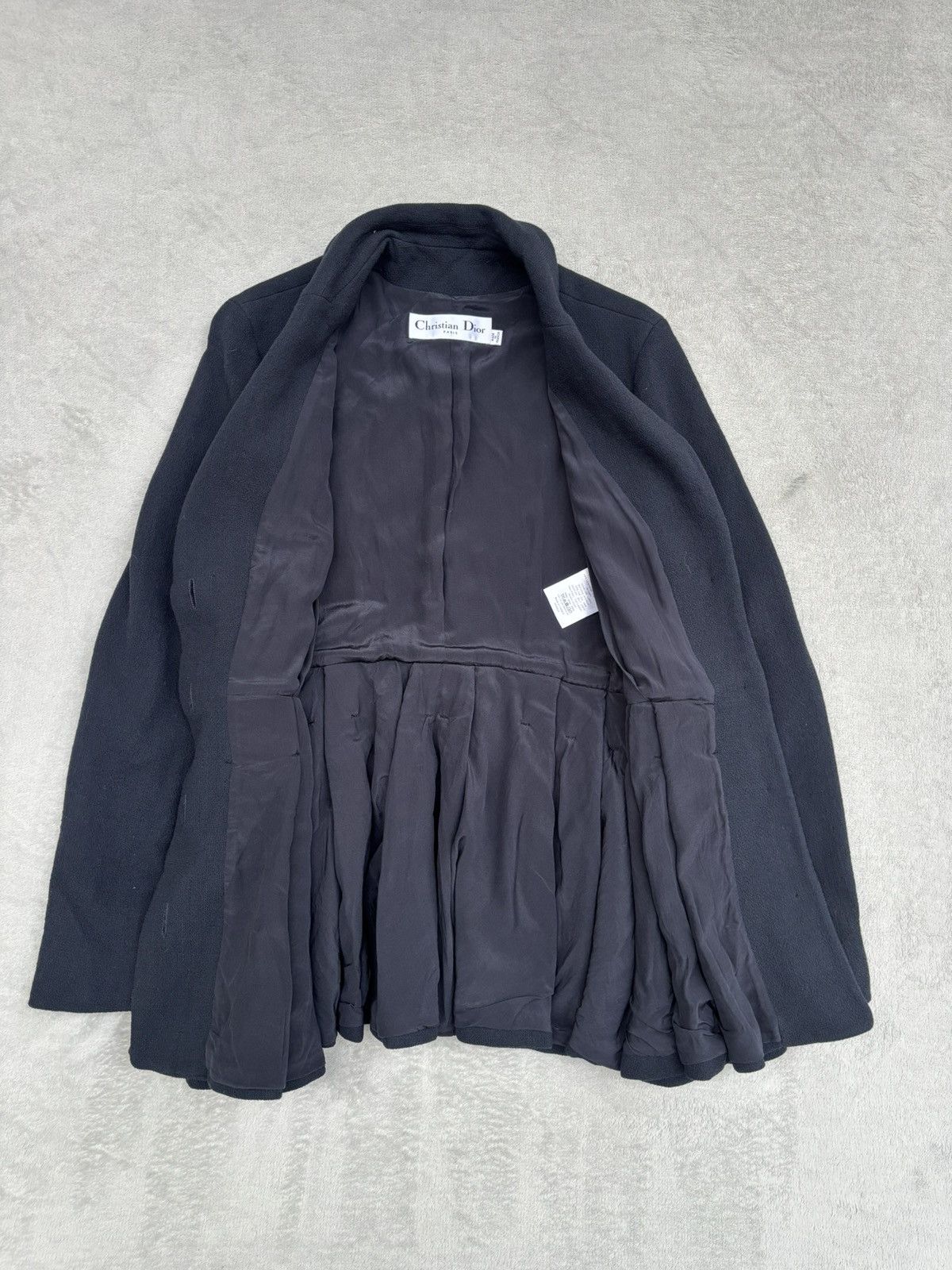 Dior Resort 2016 Dior by Raf Simons Pleated Peplum Jacket Size M / US 6-8 / IT 42-44 - 9 Thumbnail
