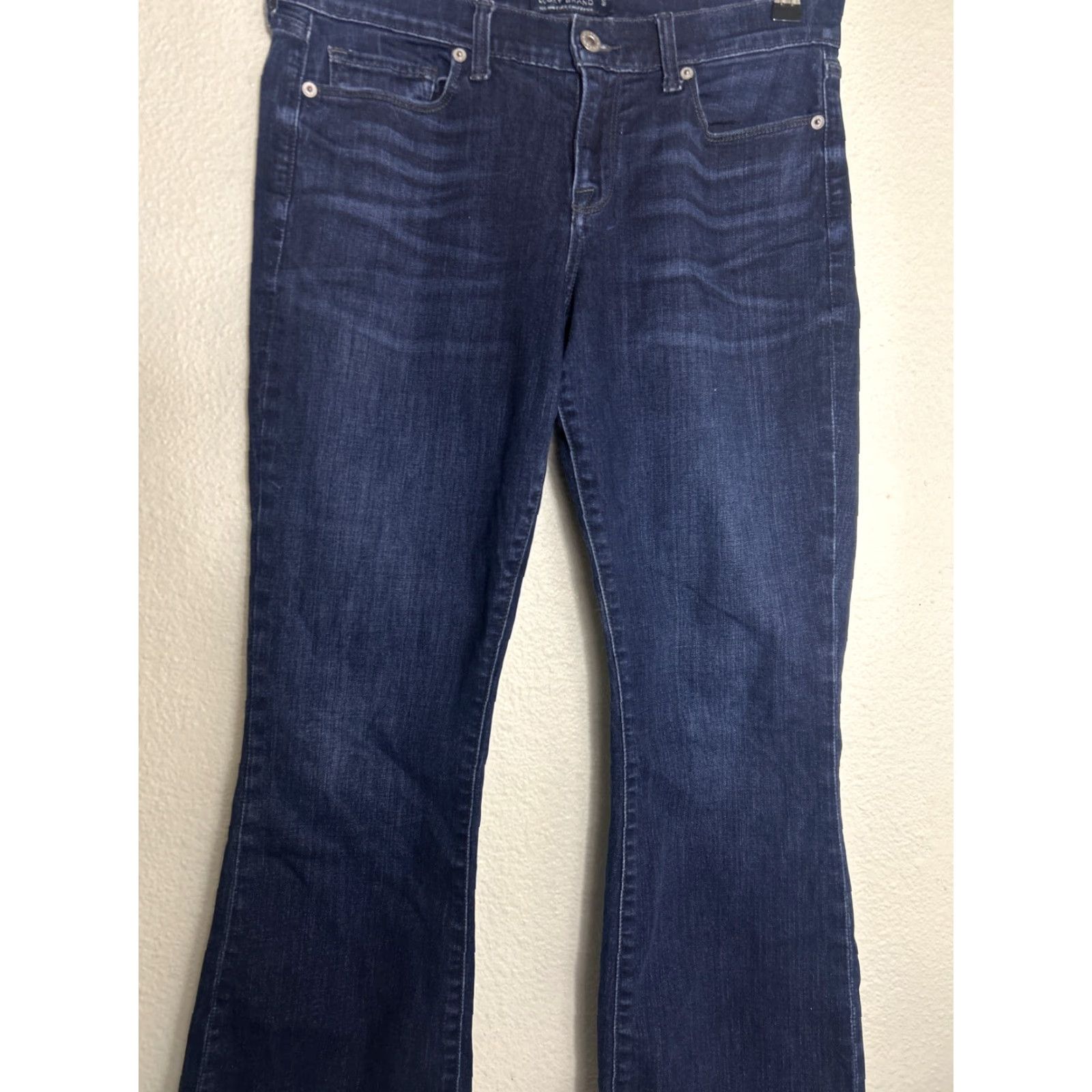 Lucky Brand Lucky Brand Sofia Boot Dark Wash Jeans 8 Regular Women 8 Dark Blue Bootcut 30x30 Size 30" / US 8 / IT 44 - 3 Thumbnail