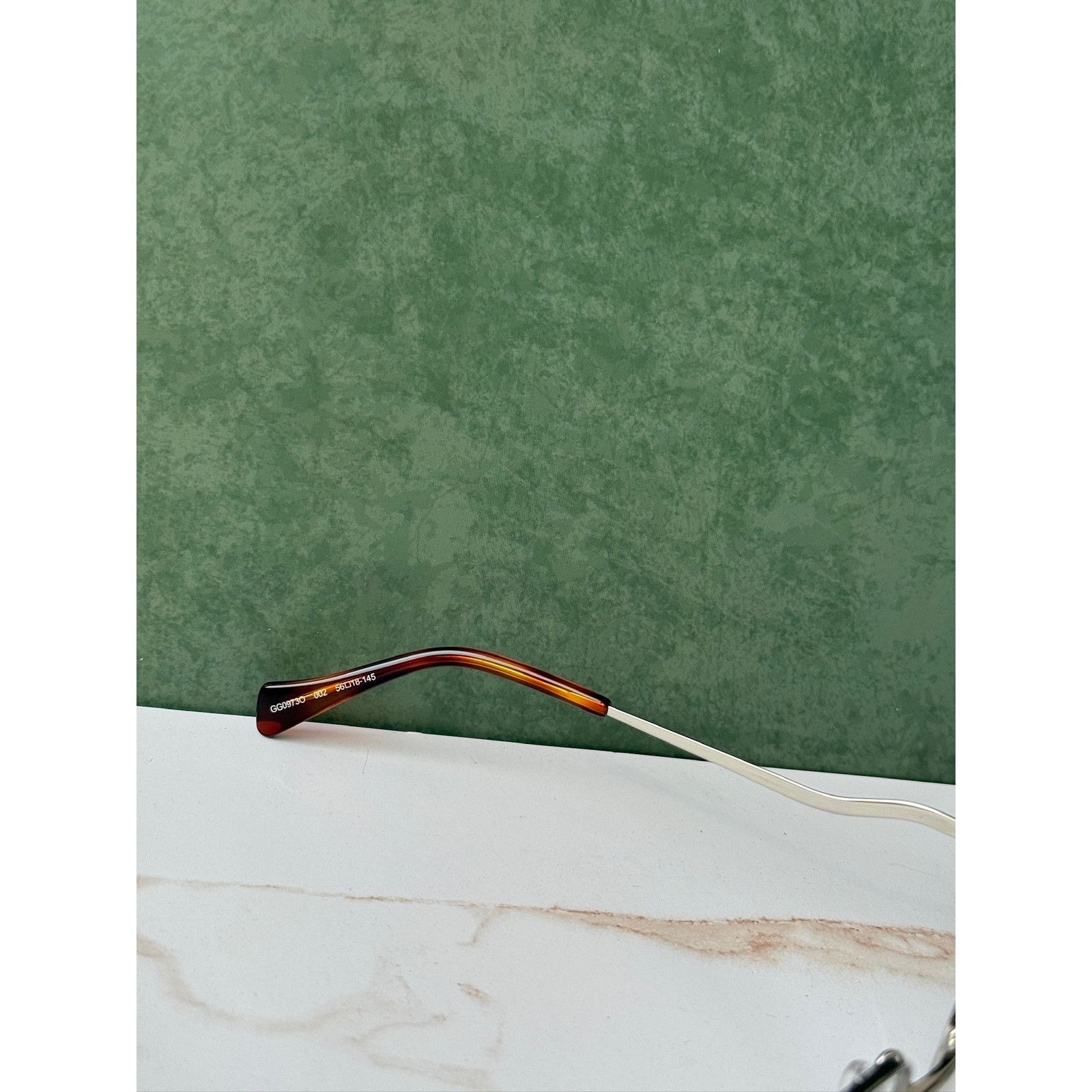 Gucci NEW Gucci GG0973O Silver Metal Oversized Square Frames Size ONE SIZE - 9 Thumbnail