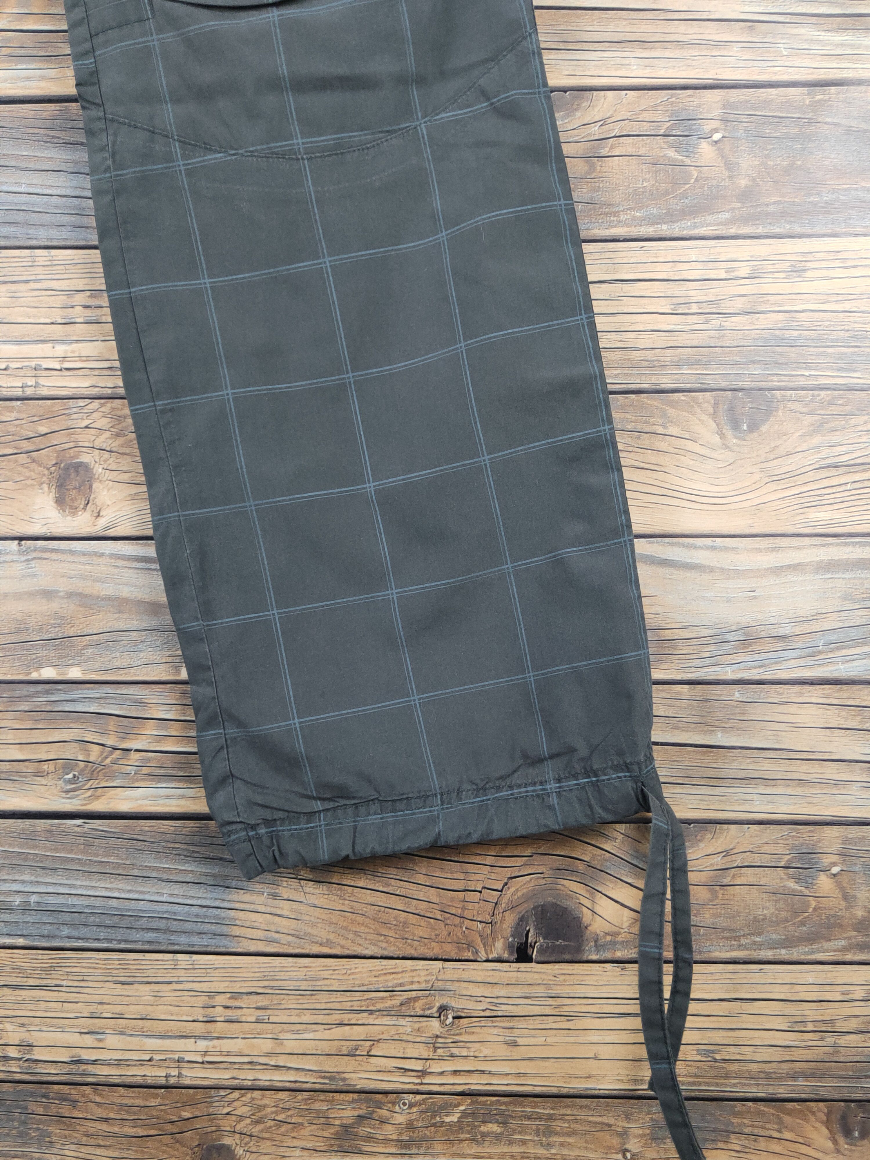 Japanese Brand DL Piko Olive Multipocket Cargo Sweatpants #1585 Size US 28 / EU 44 - 7 Thumbnail