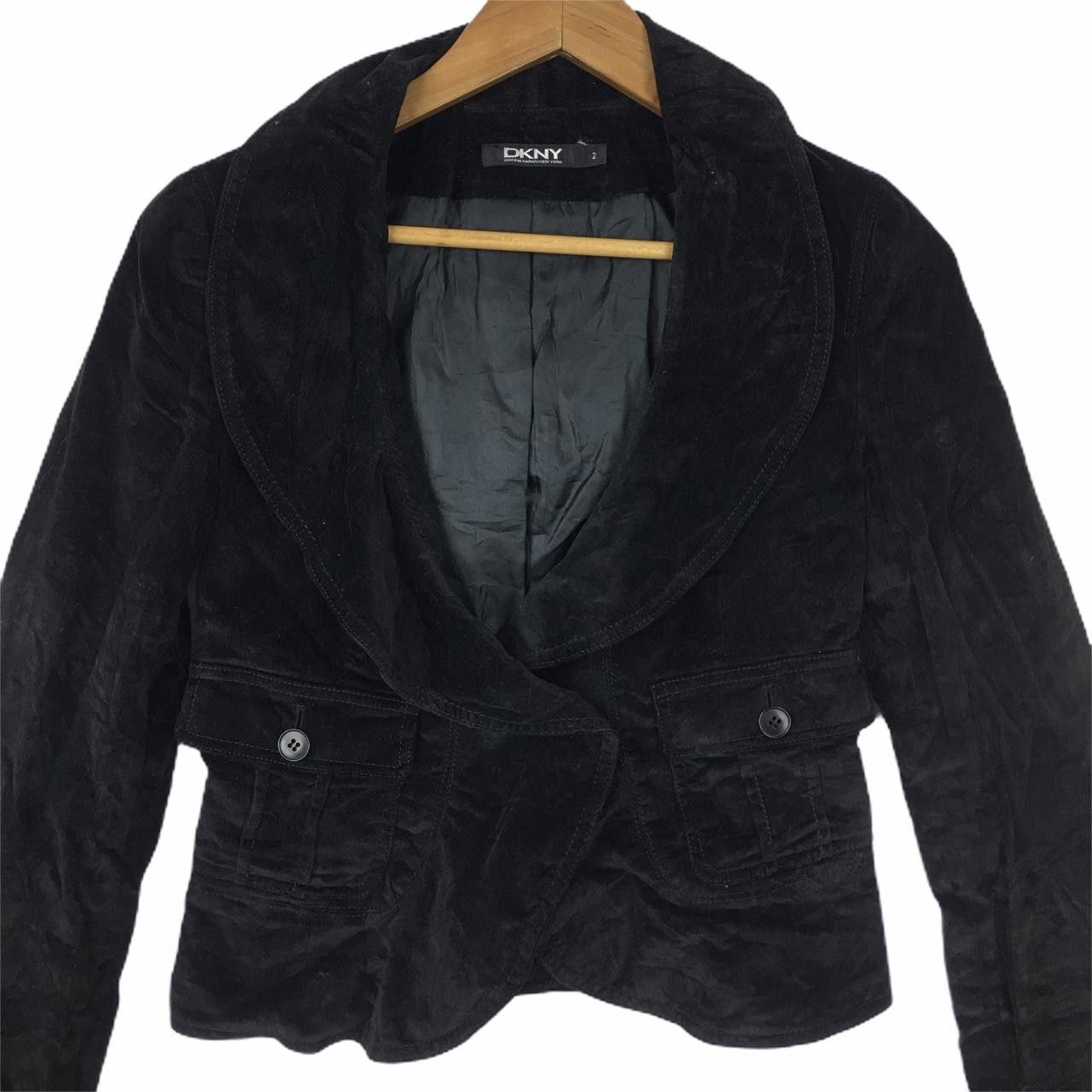 Vintage Vtg DONNA KARAN New York DKNY Peacoat Jacket Size S / US 4 / IT 40 - 2 Thumbnail
