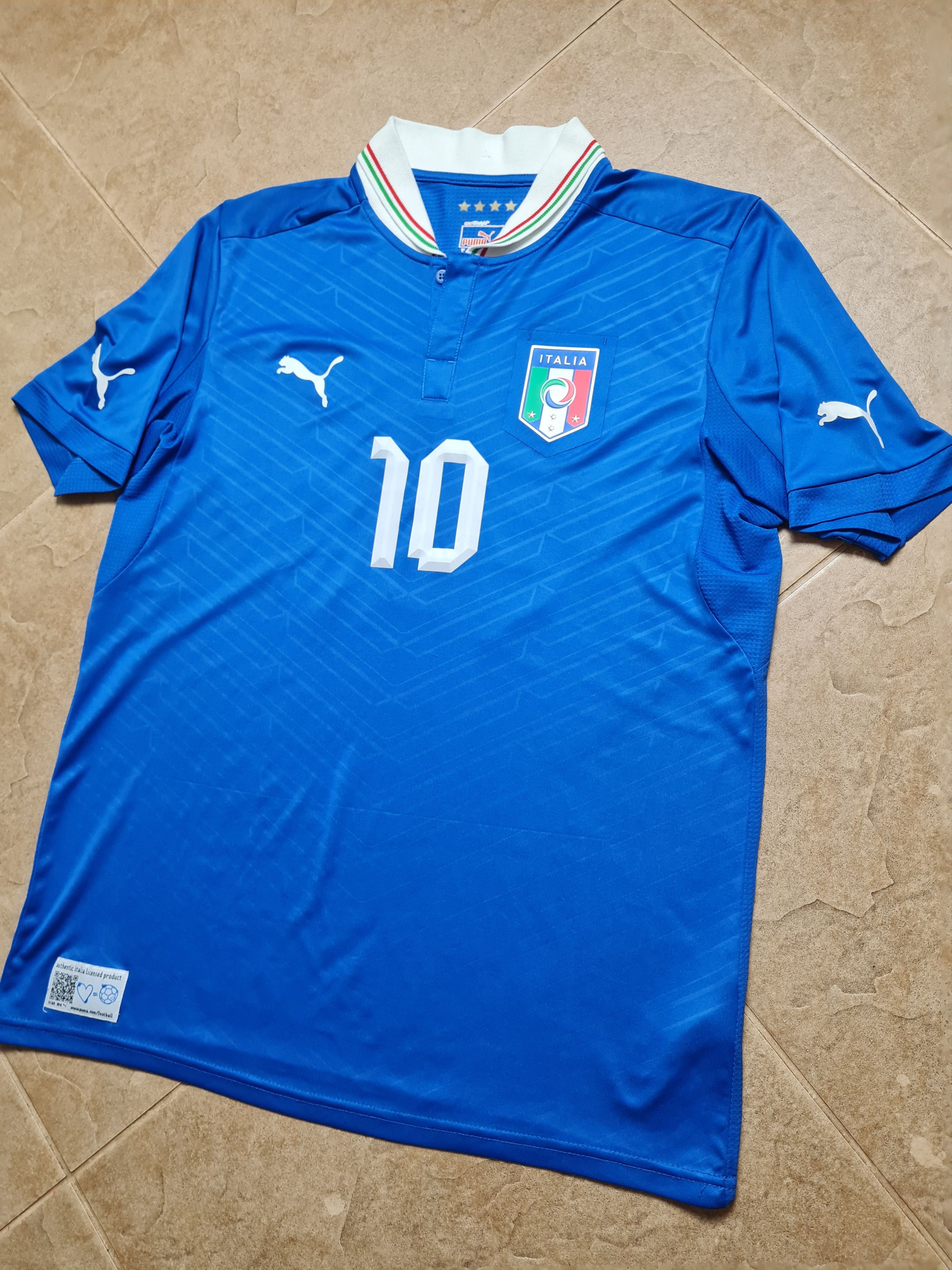 Puma Jersey maglia italia #10 Cassano Euro 2012 Euro Jersey Puma Size US L / EU 52-54 / 3 - 3 Thumbnail