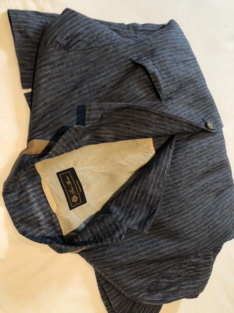 Loro Piana LORO PIANA A burlap coat Size 54L - 1 Thumbnail