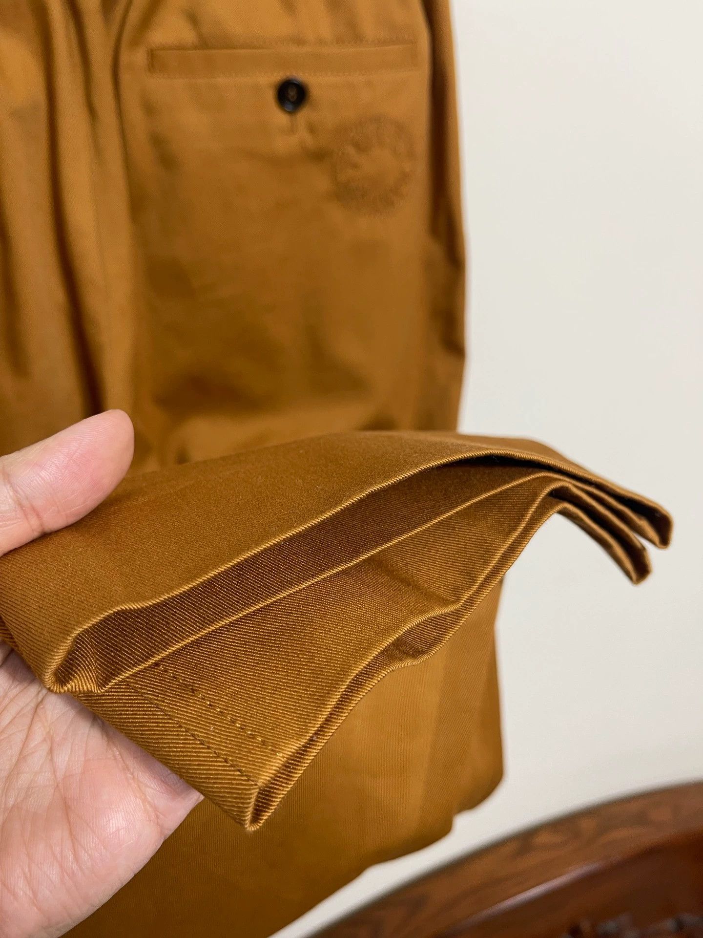 Marni Marni 46 Deep Camel Wide Leg Cotton Chino Size US 30 / EU 46 - 5 Thumbnail