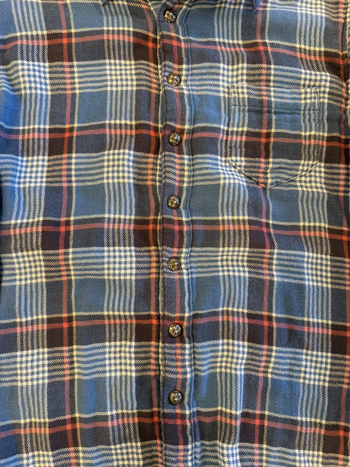 Chrome Hearts Chrome Hearts 1/1 patched flannel Size US S / EU 44-46 / 1 - 3 Thumbnail