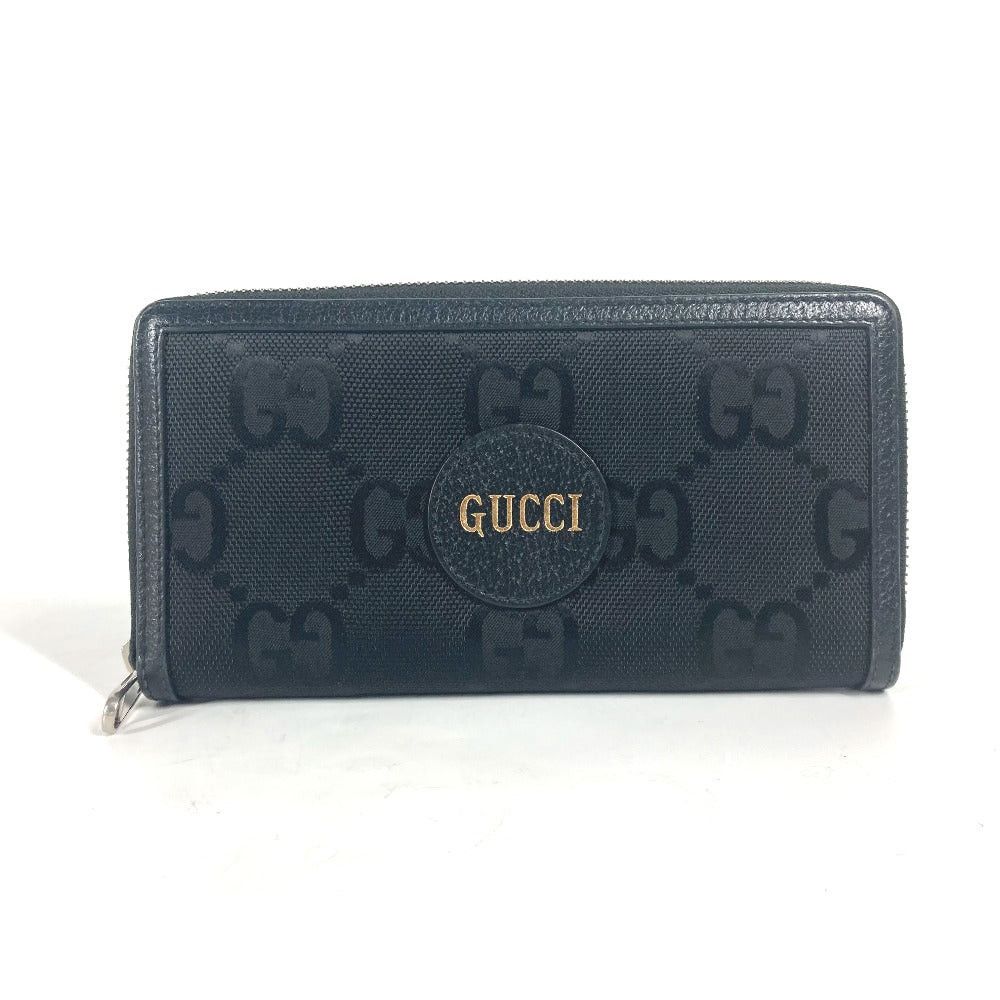 Gucci Gucci 625576 Logo Off The Grid Long Wallet Round Fastener Nylon/Leather Men Black Size ONE SIZE - 1 Thumbnail