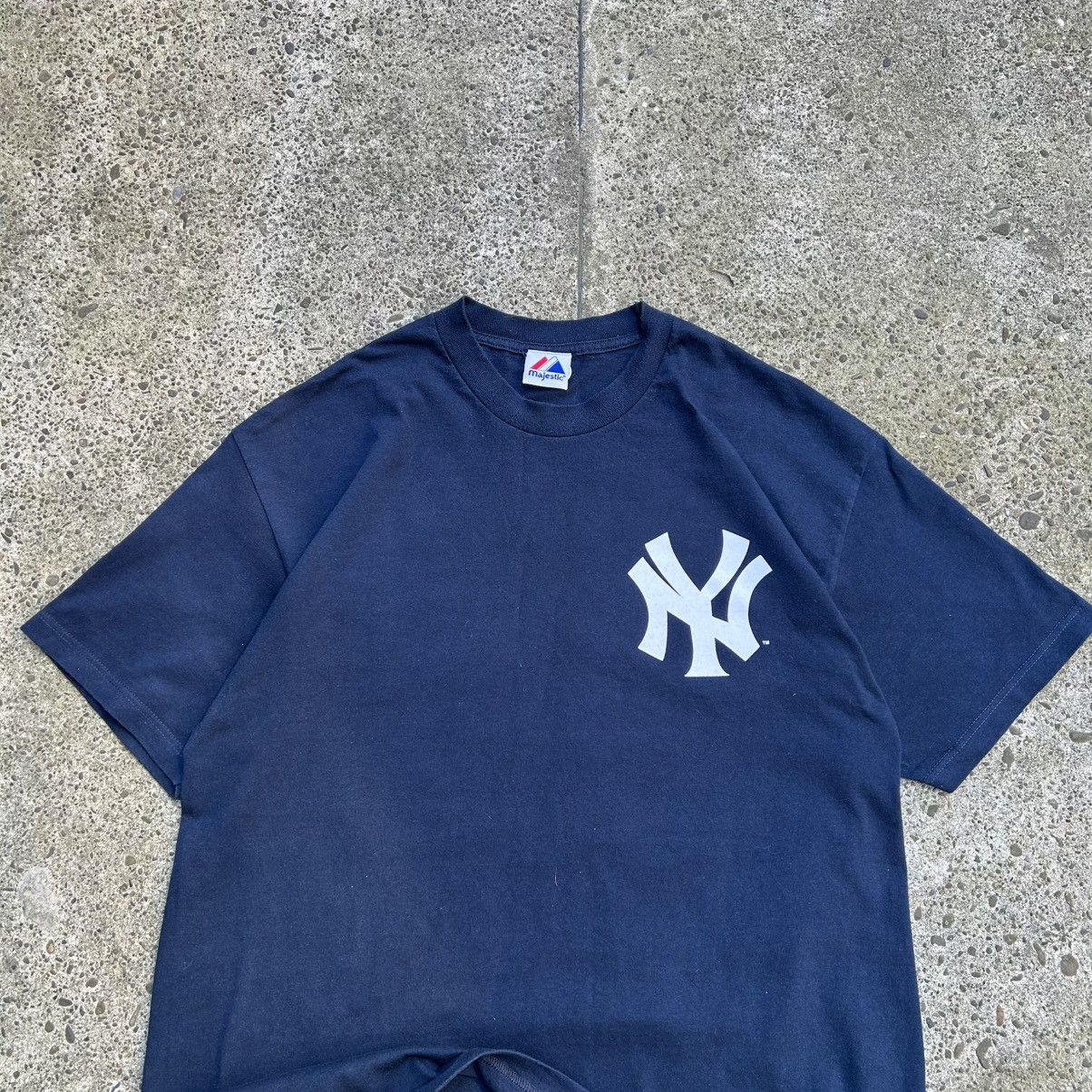 New York Yankees Vintage New York Yankees NY #34 Burnett T Shirt Size US XL / EU 56 / 4 - 4 Thumbnail
