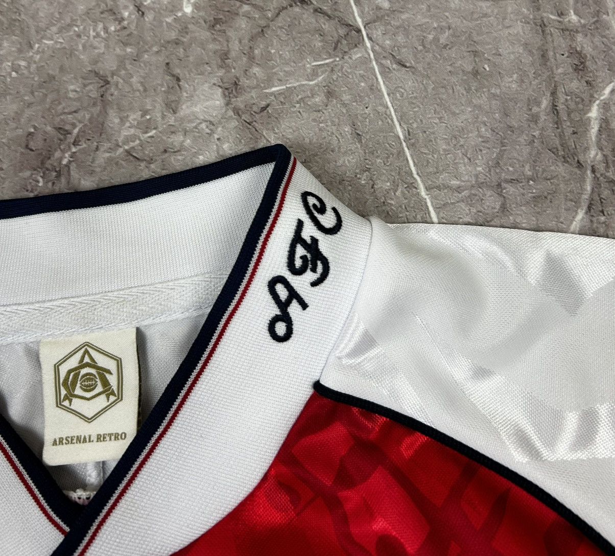 Vintage ARSENAL LONDON 1990 1992 FOOTBALL SOCCER JERSEY SCORE DRAW Size US M / EU 48-50 / 2 - 5 Thumbnail