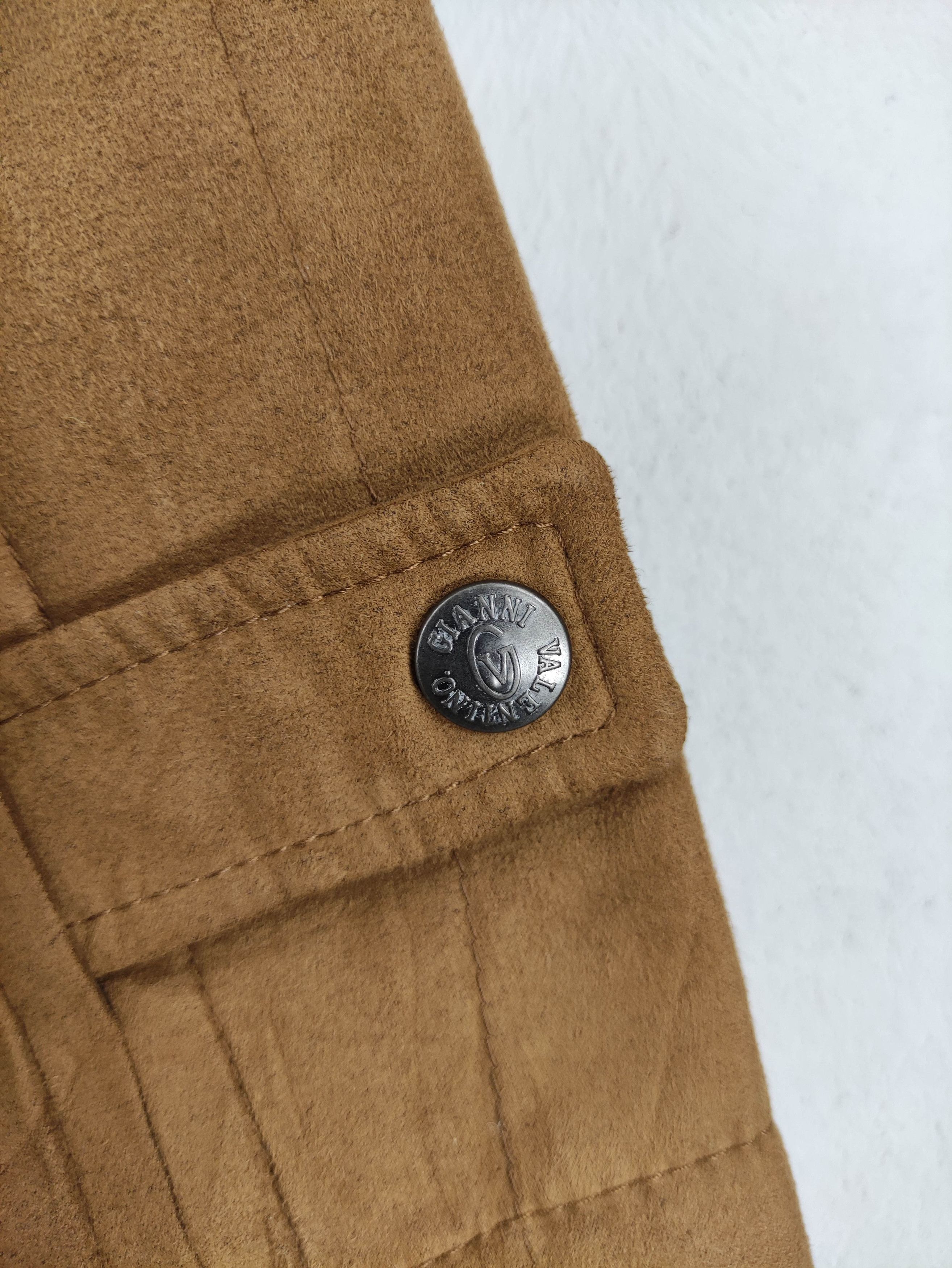 Gianni Valentino Vintage Gianni Valentino Casual Jacket Zipper Brown Size US L / EU 52-54 / 3 - 8 Thumbnail