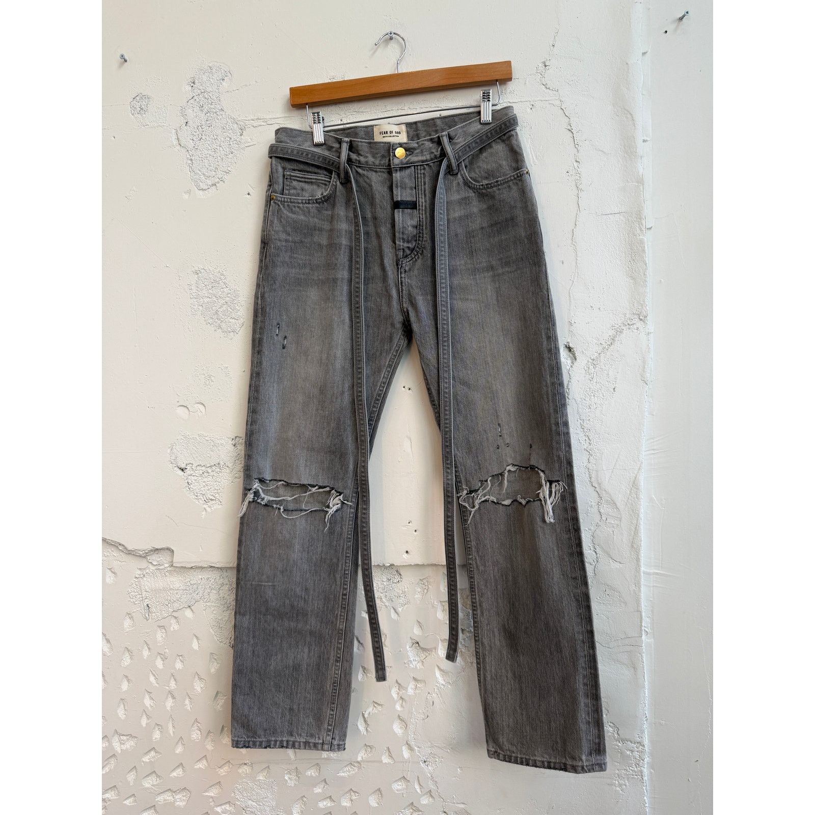 Fear of God 'Fifth Collection' Denim Painters Distressed Jeans