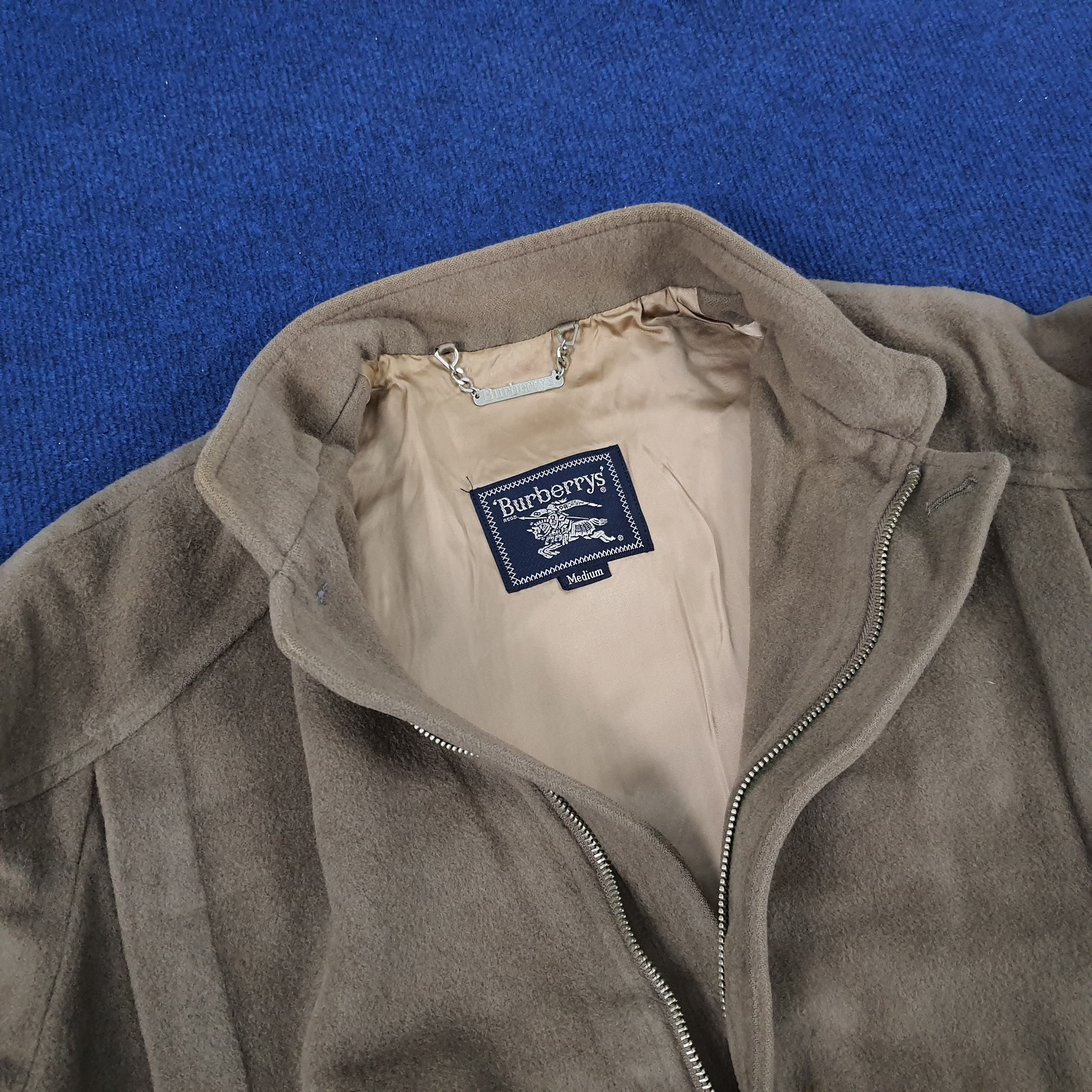 Burberry × Vintage Vintage Burberrys Luxury Italian Designer Sweat Jacket Size US M / EU 48-50 / 2 - 4 Thumbnail