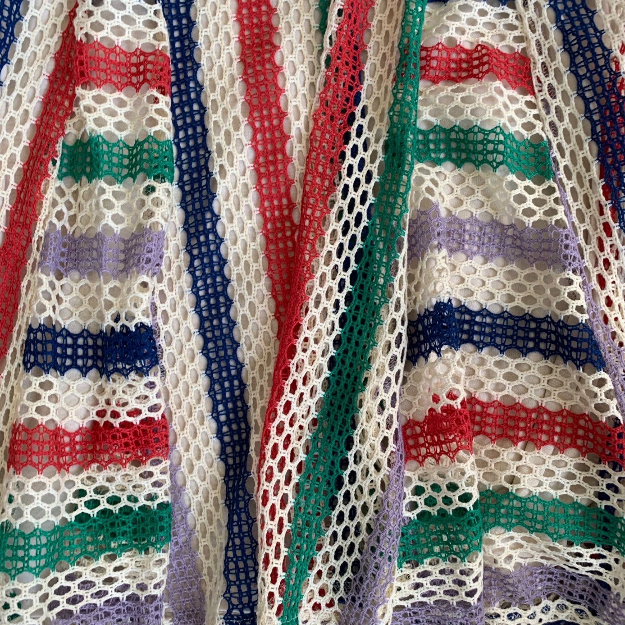 Eva Franco NWT Eva Franco Anthropologie Crocheted French Quarter Skirt Size 32" / US 10 / IT 46 - 6 Thumbnail