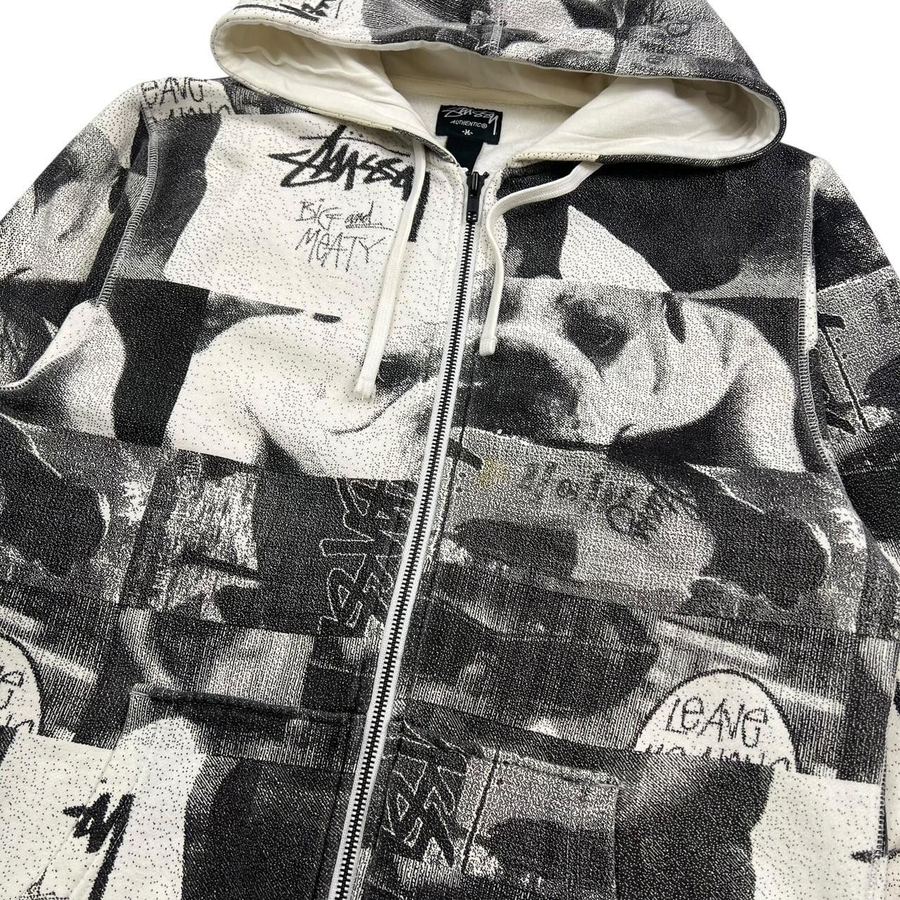 Stussy Vintage 2000s Stussy Dog Zip Up Hoodie - Medium Size US M / EU 48-50 / 2 - 2 Thumbnail