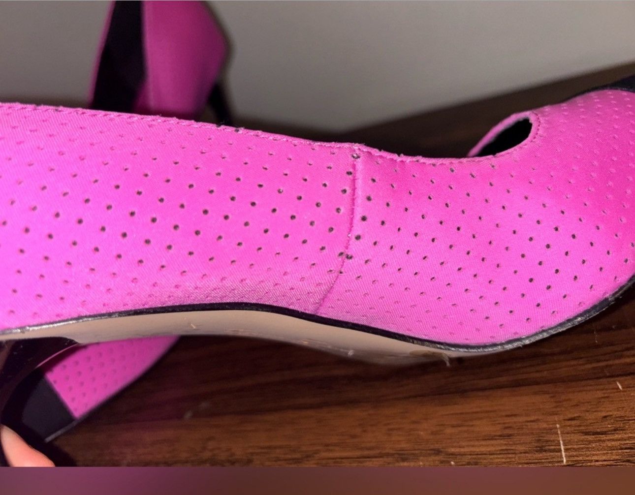 Jessica Simpson Pink and Black Heels Size US 9.5 / IT 39.5 - 7 Thumbnail