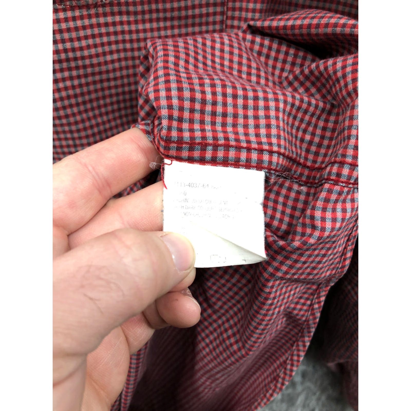 Haggar Haggar Shirt XL Mens Red Plaid Long Sleeve Button-Down Collar Shirt Size US XL / EU 56 / 4 - 7 Thumbnail