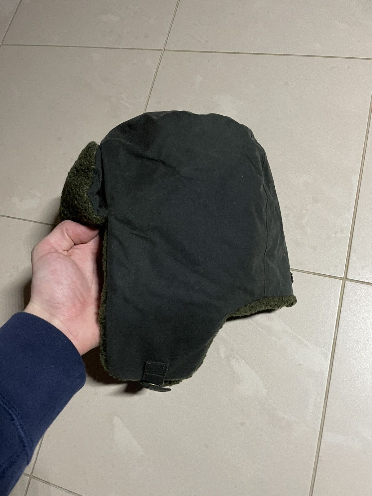 Barbour hat with ear flaps BARBOUR WAX NEW Size ONE SIZE - 2 Thumbnail